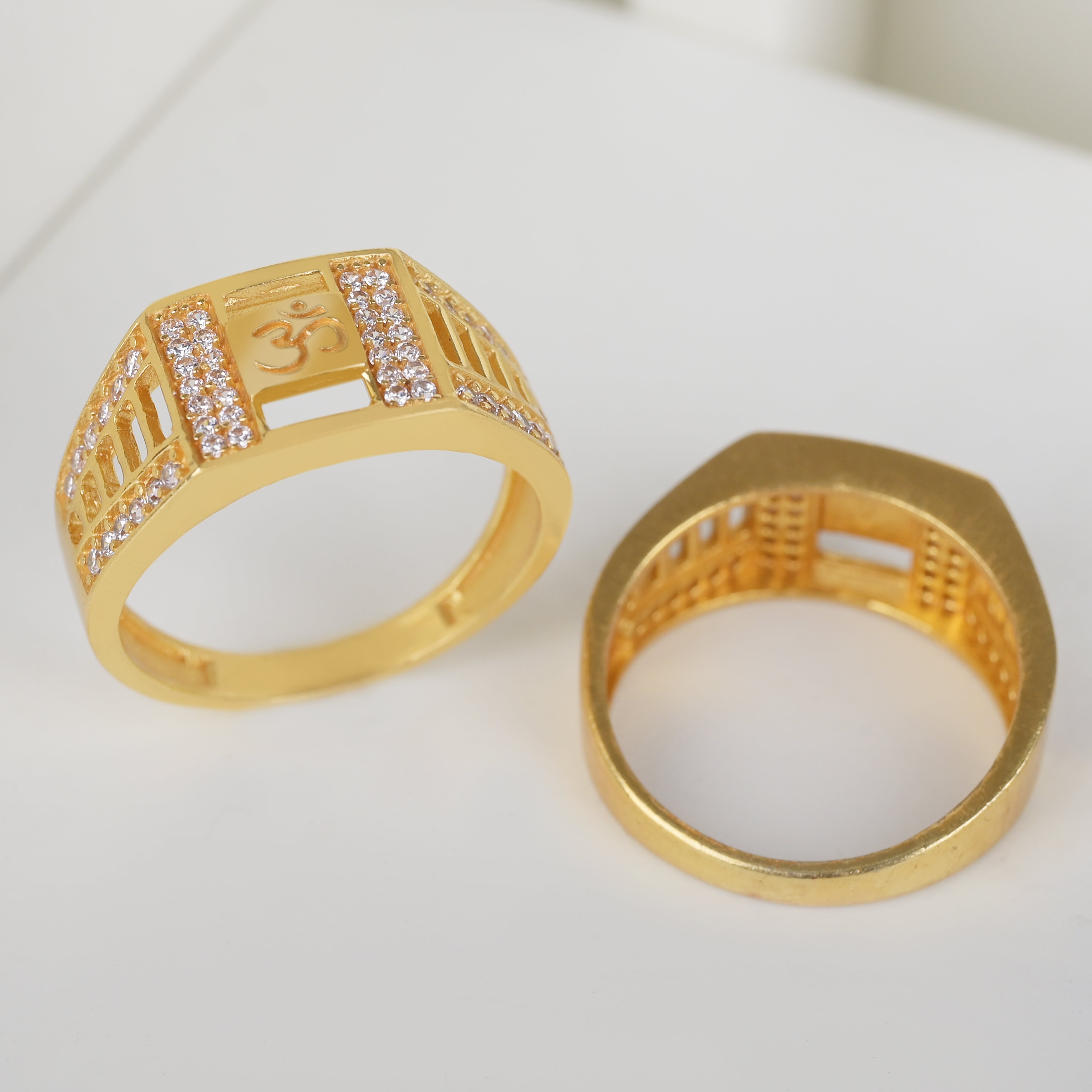 1 Gram Gold Plated Glamorous Design Ring-23