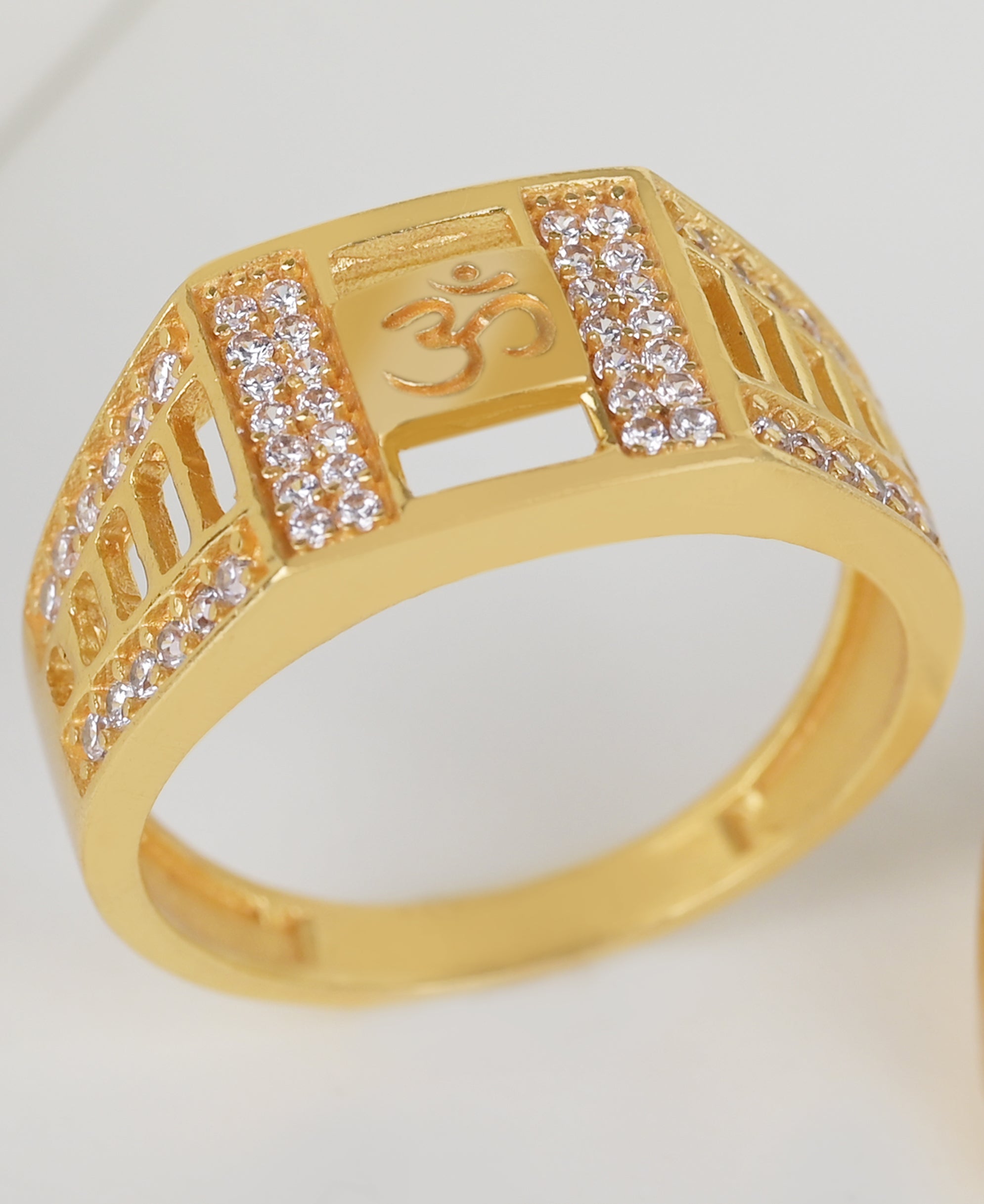 1 Gram Gold Plated Glamorous Design Ring-23