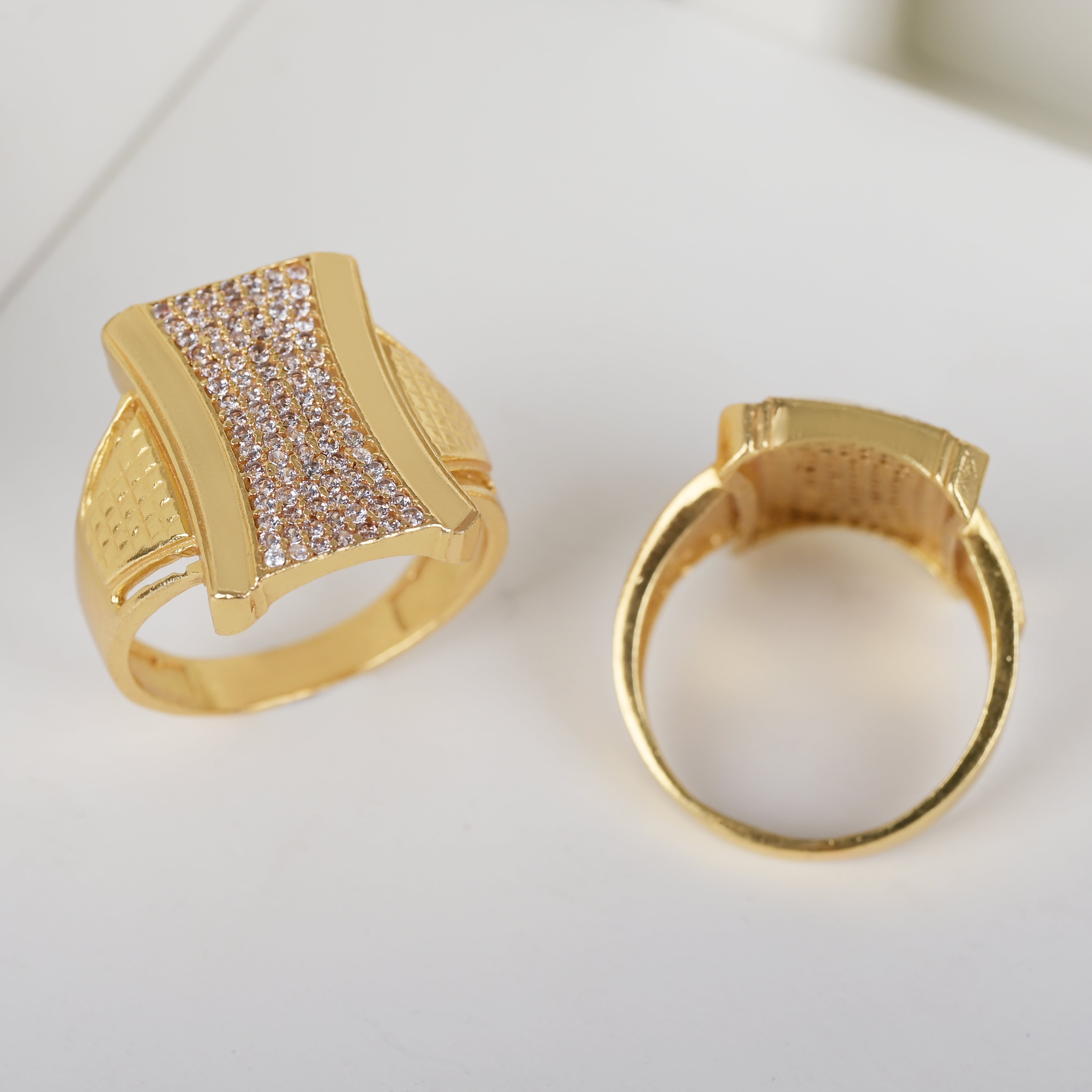 1 Gram Gold Plated Glamorous Design Ring-25