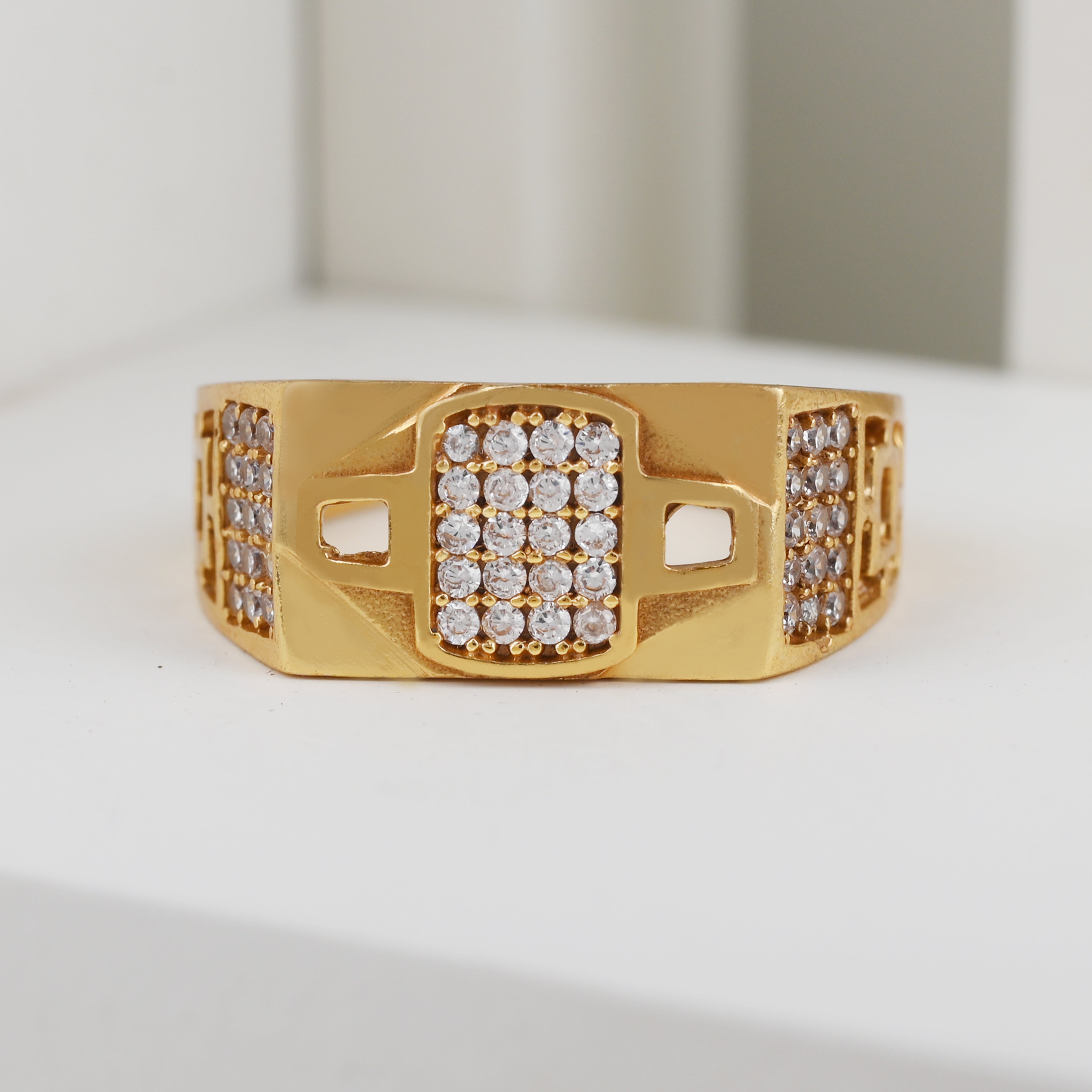 1 Gram Gold Plated Glamorous Design Ring-13