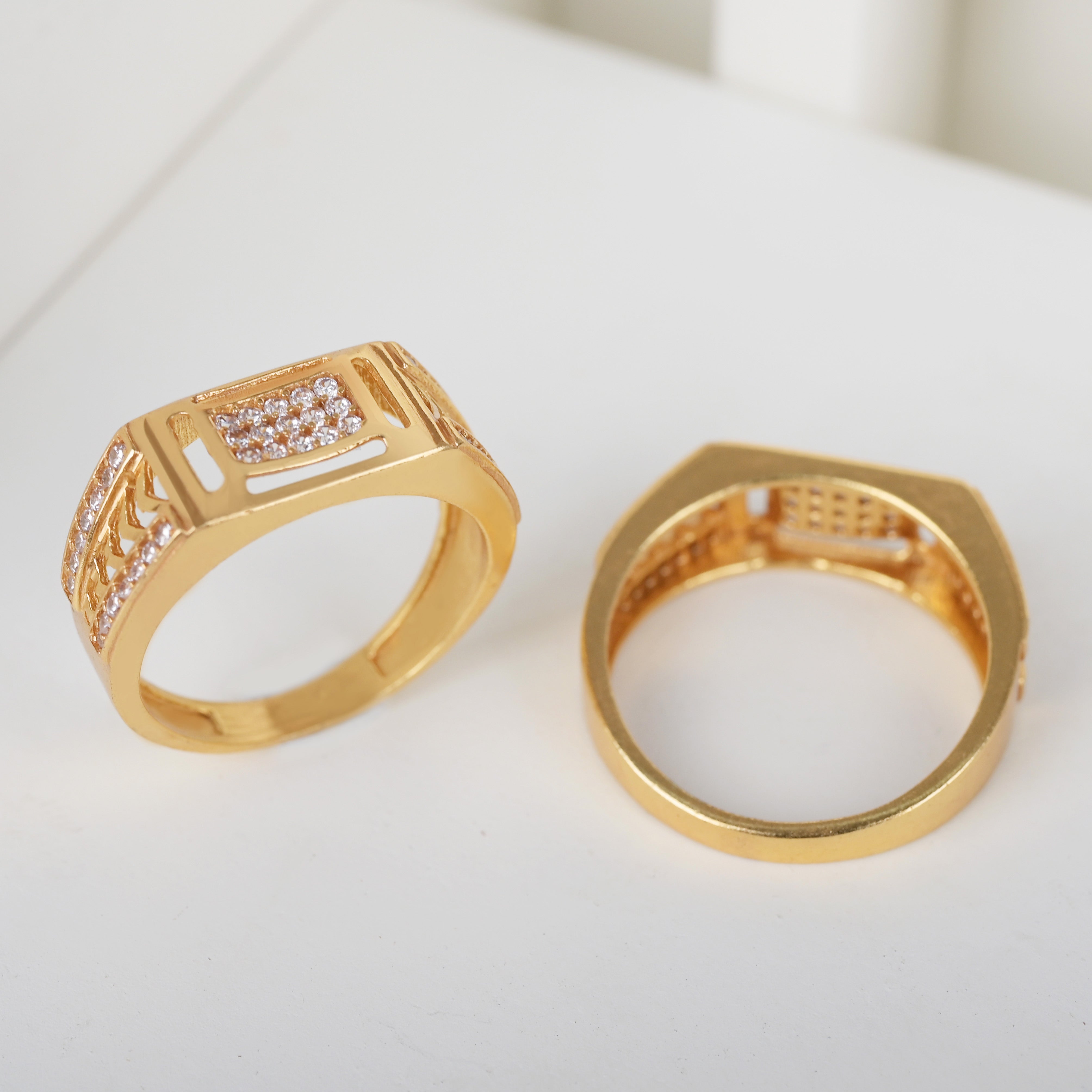 1 Gram Gold Plated Glamorous Design Ring-26