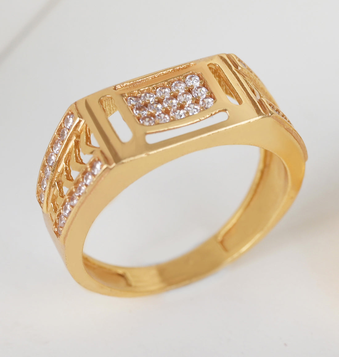 1 Gram Gold Plated Glamorous Design Ring-26
