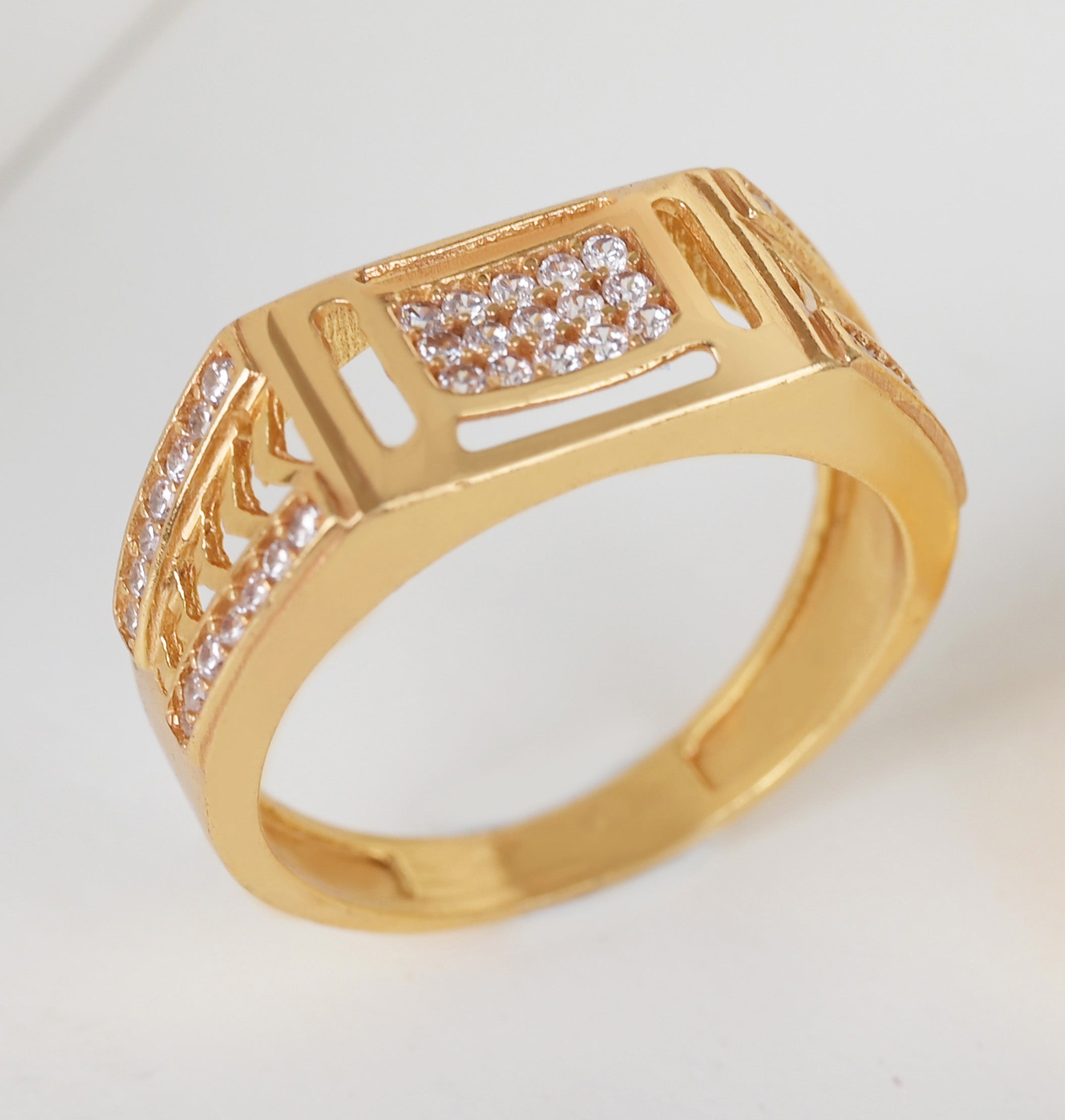 1 Gram Gold Plated Glamorous Design Ring-26