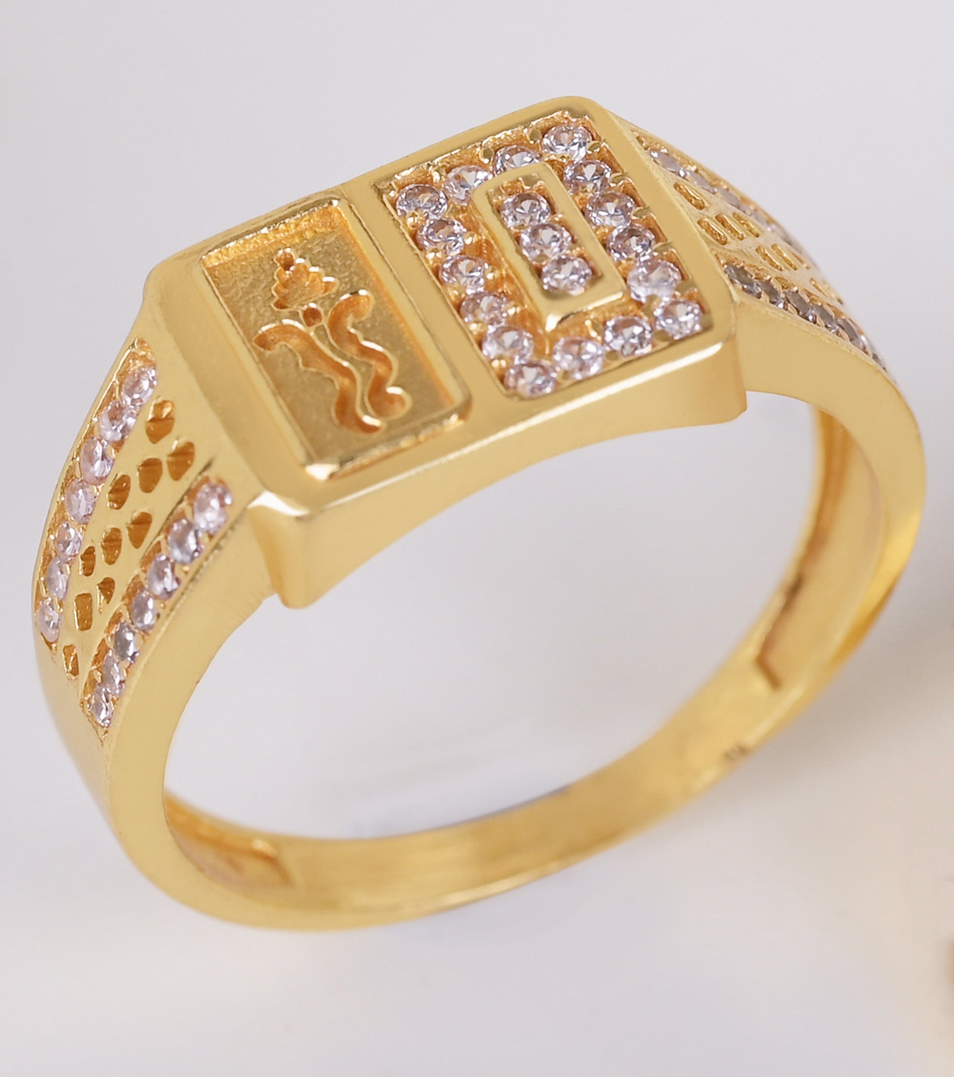 1 Gram Gold Plated Glamorous Design Ring-28