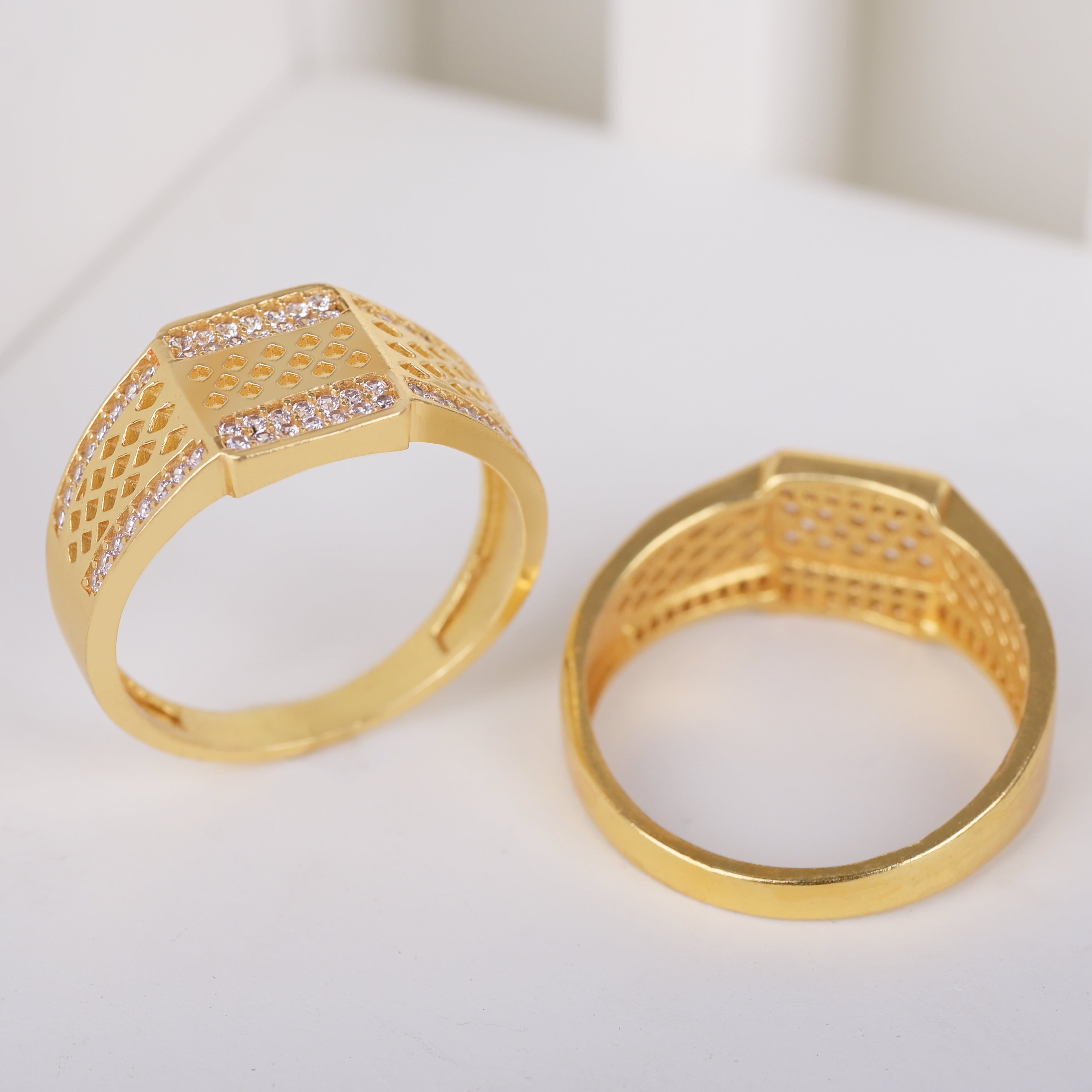 1 Gram Gold Plated Glamorous Design Ring-29