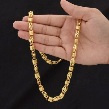 3d - Ball Exquisite Design High-Quality Gold Plated Chain For Men