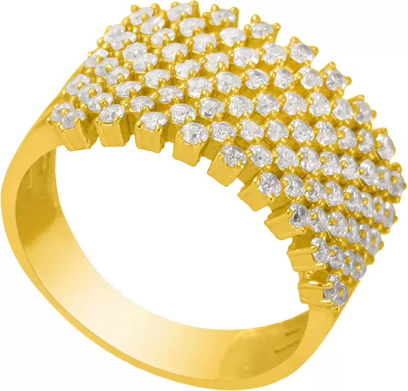 1 Gram Gold Forming Streamlined Design Superior Quality Ring-75