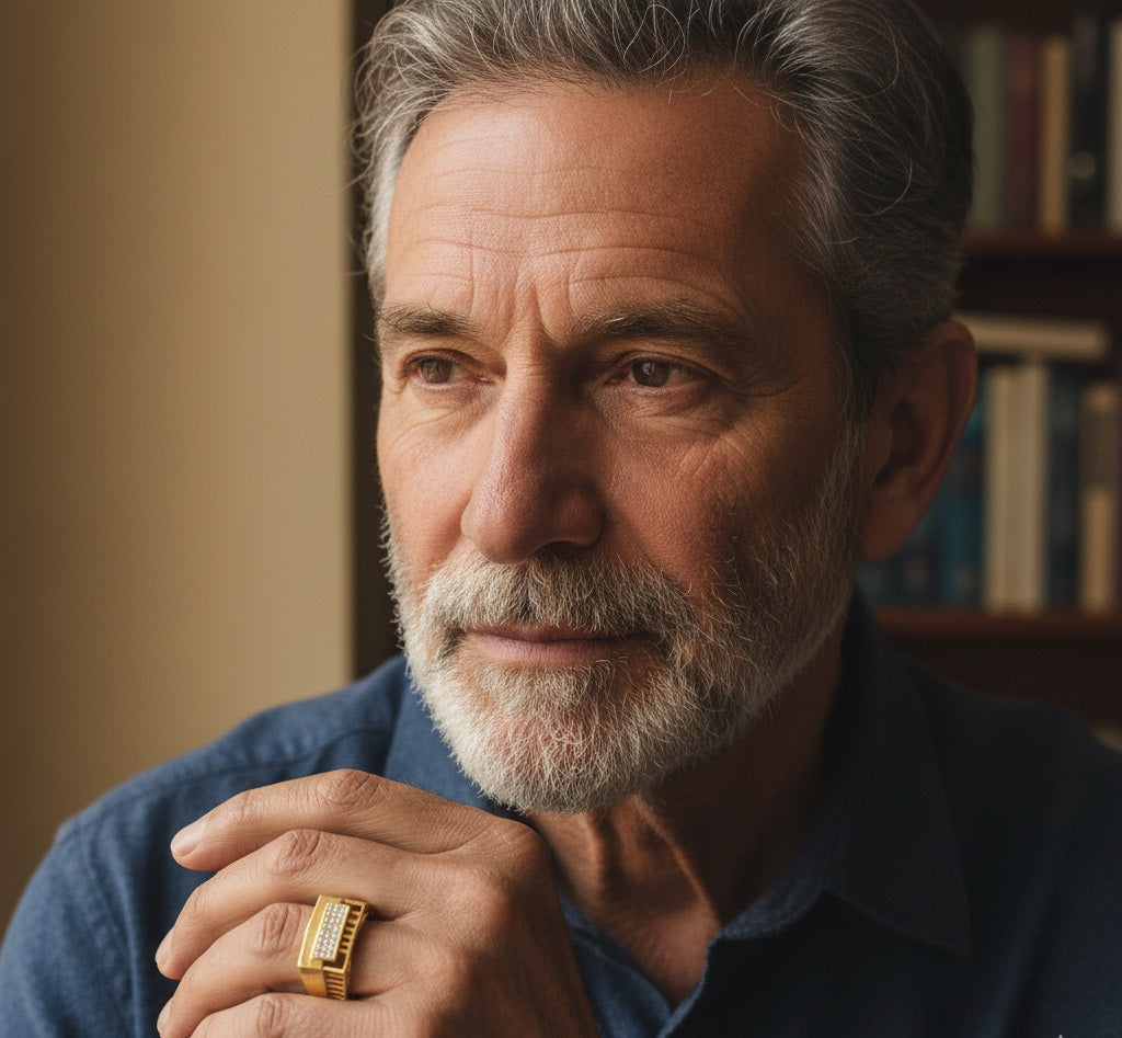 1 Gram Gold Plated Glamorous Design Ring-72