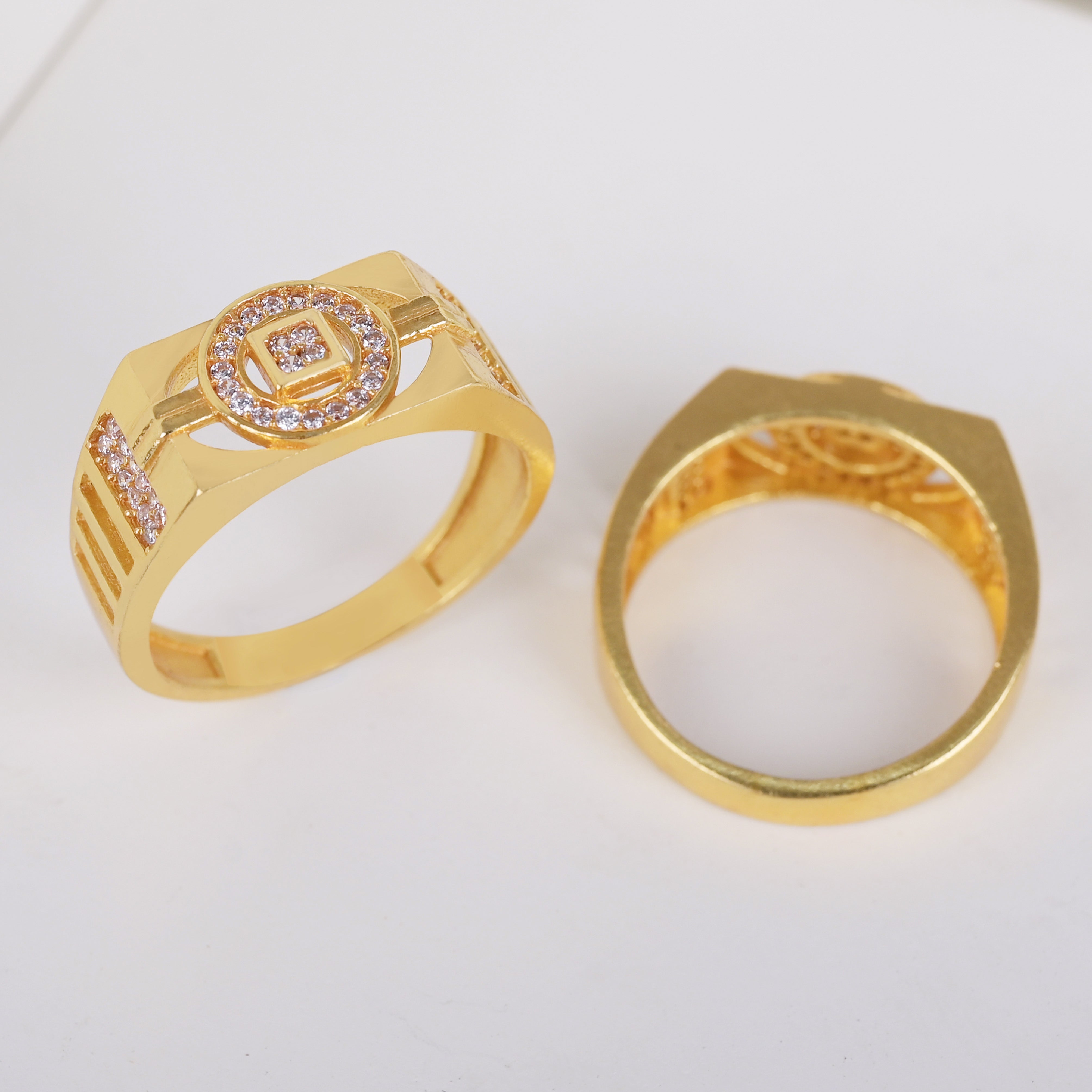 1 Gram Gold Plated Glamorous Design Ring-30