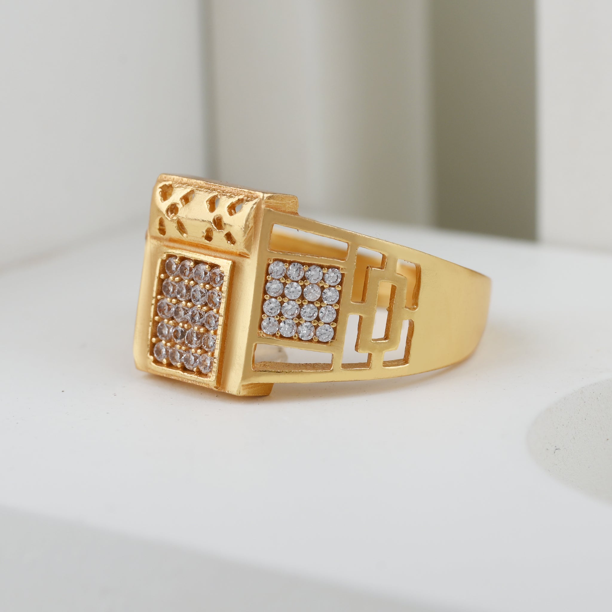 1 Gram Gold Plated Glamorous Design Ring-16