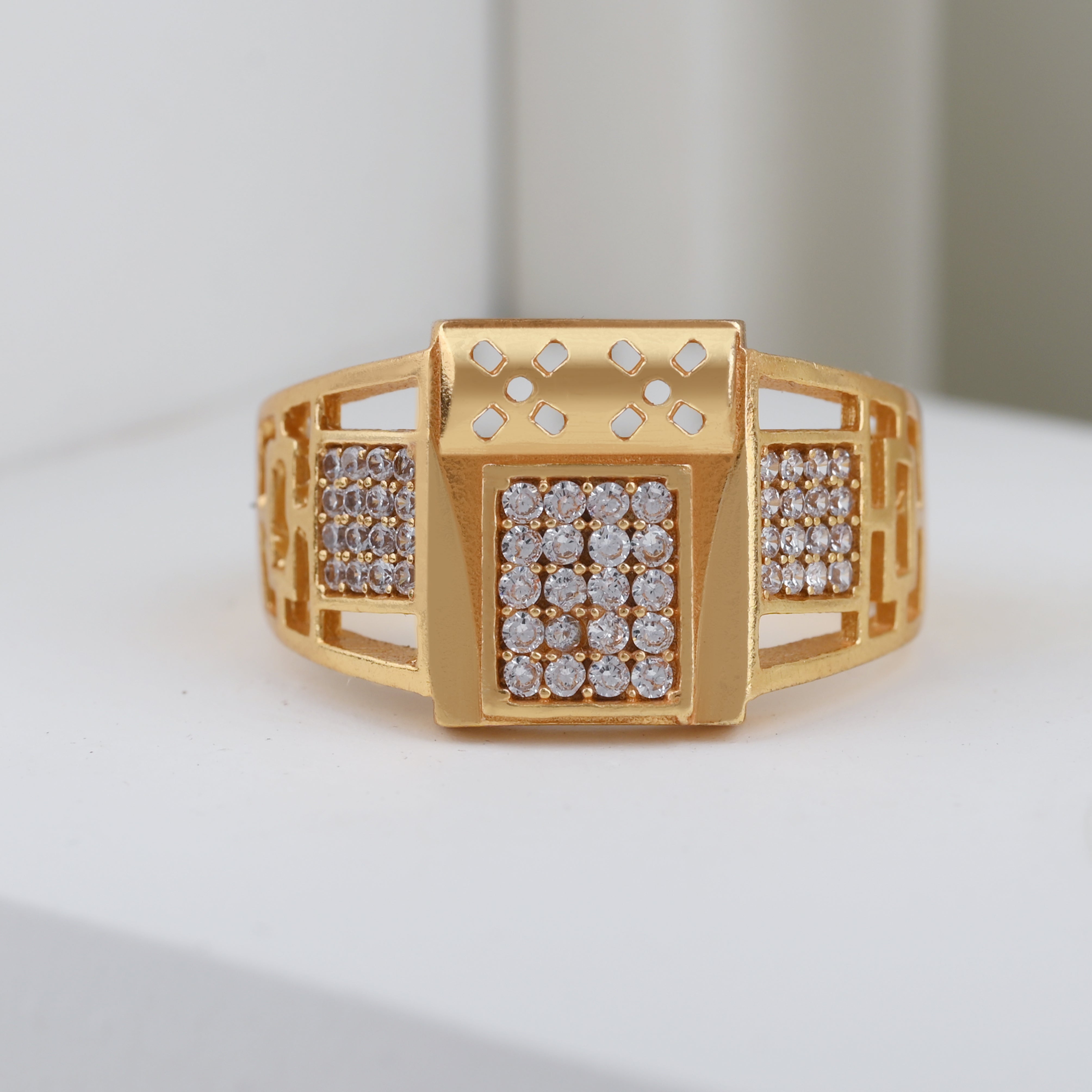 1 Gram Gold Plated Glamorous Design Ring-16