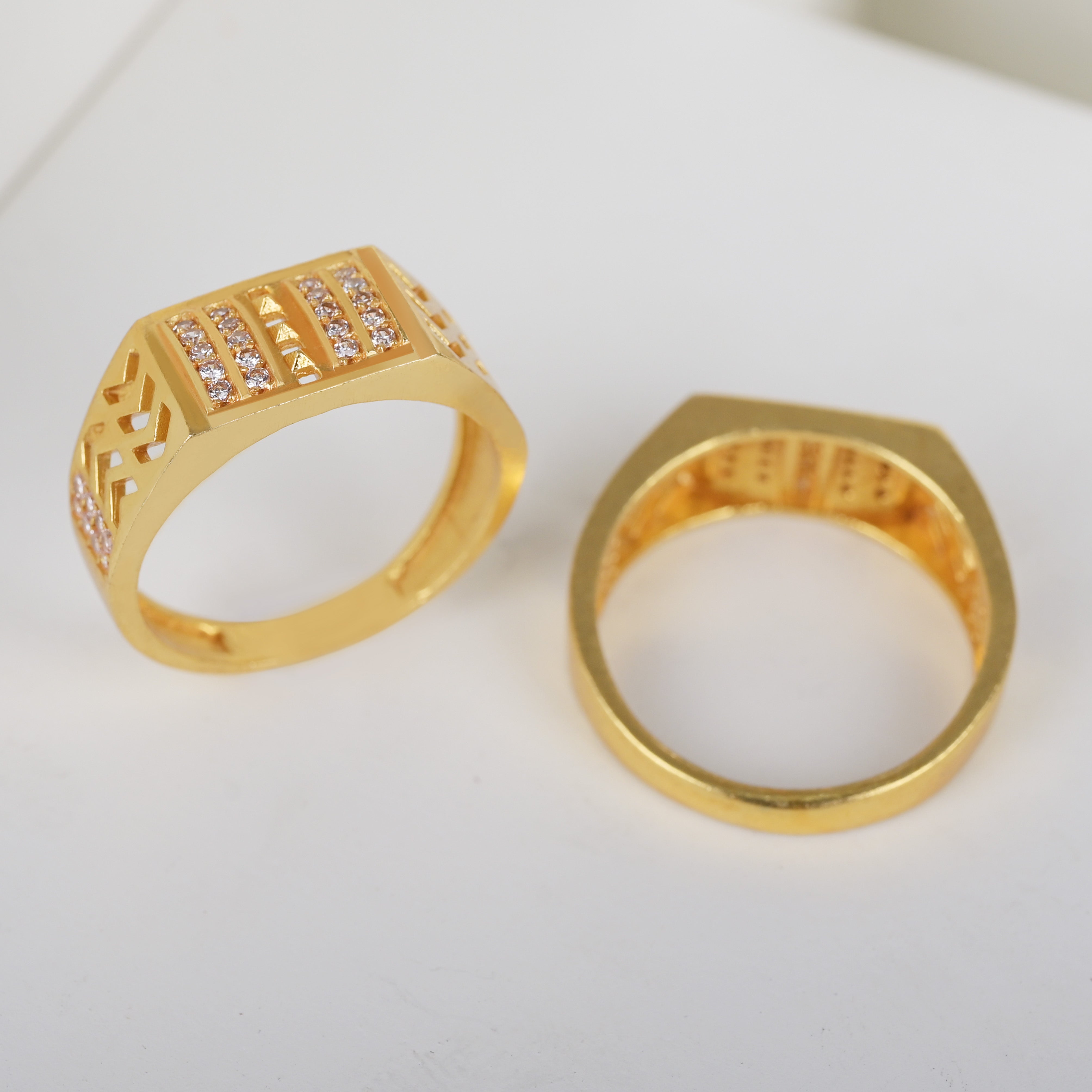 1 Gram Gold Plated Glamorous Design Ring-33