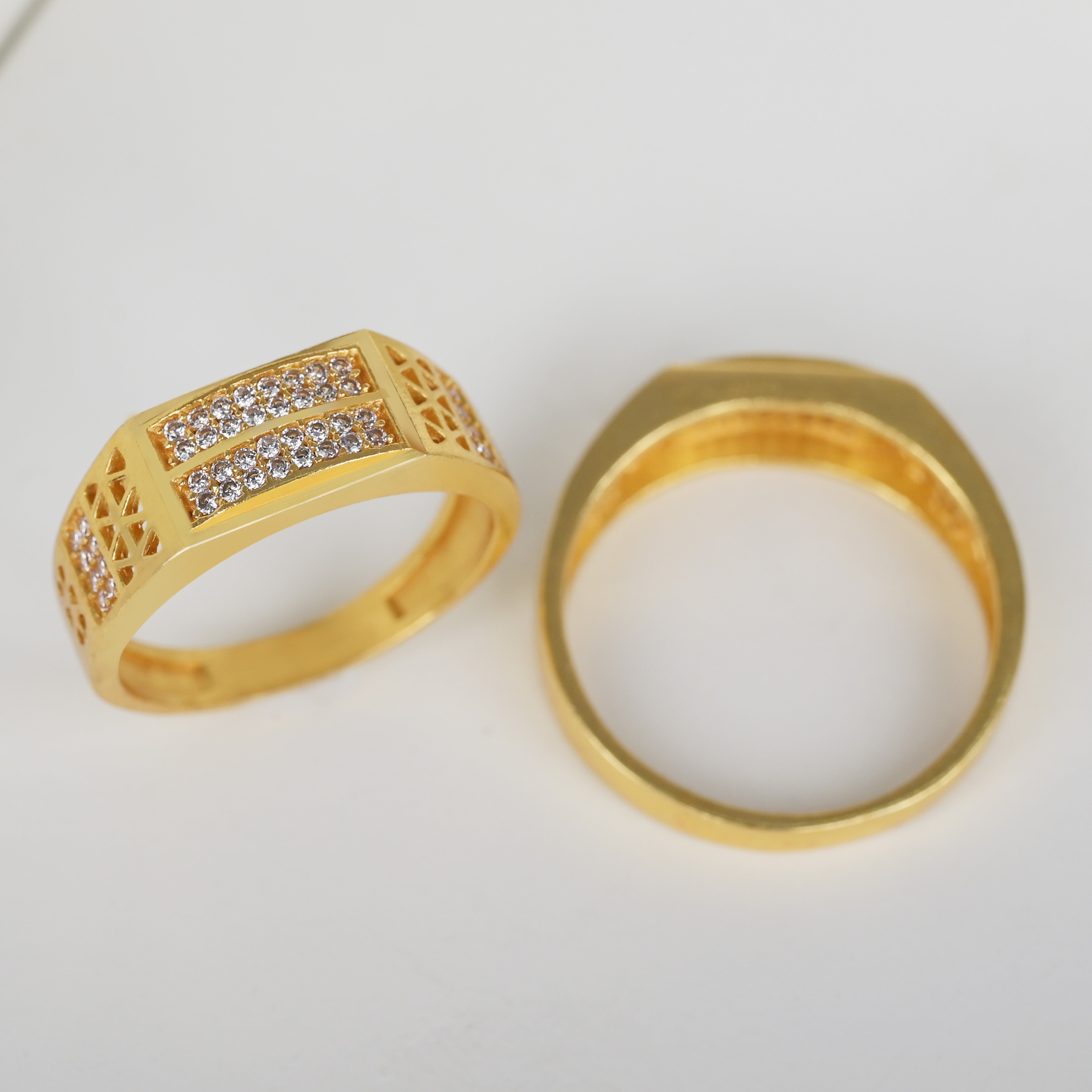 1 Gram Gold Plated Glamorous Design Ring-34