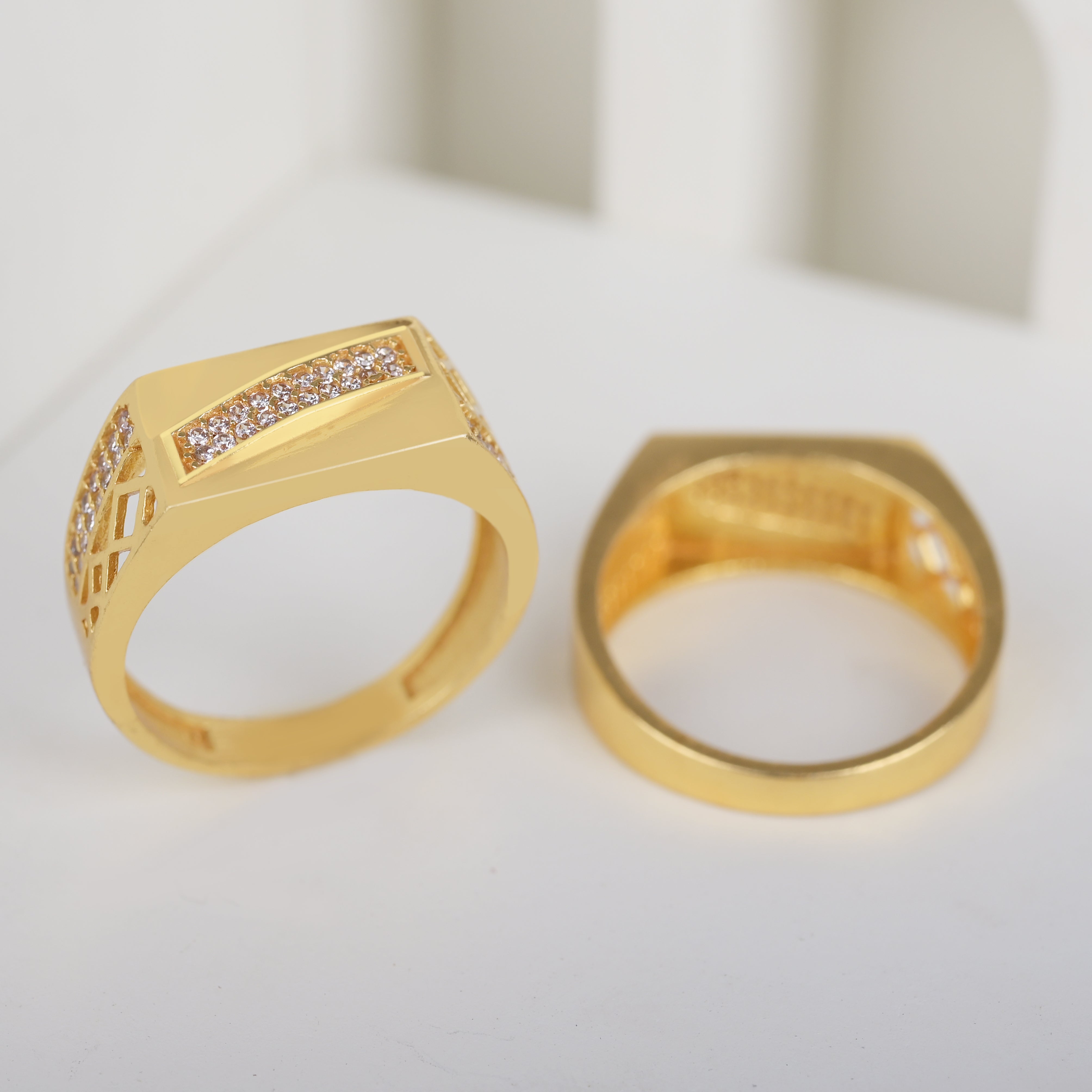 1 Gram Gold Plated Glamorous Design Ring-35