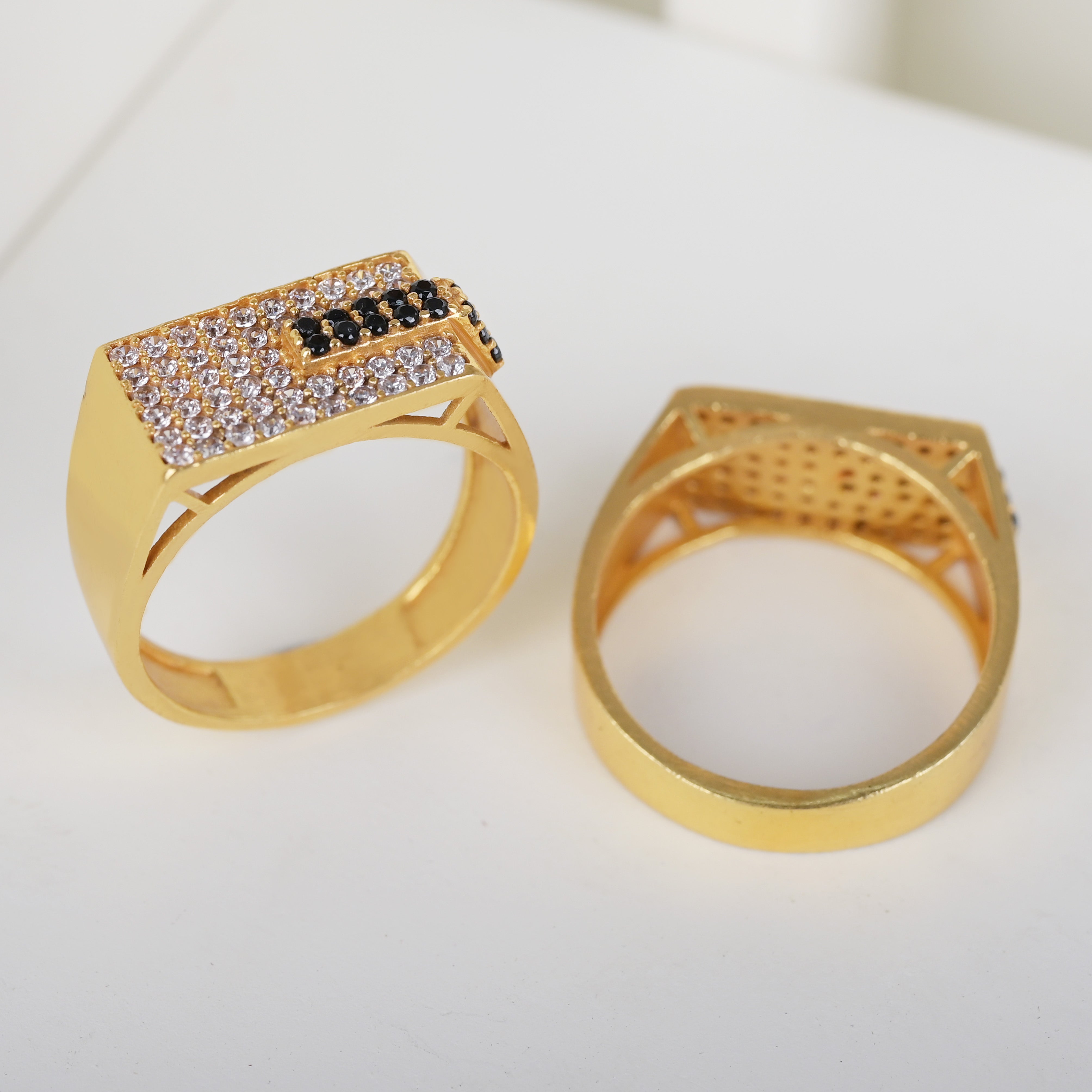 1 Gram Gold Plated Glamorous Design Ring-36