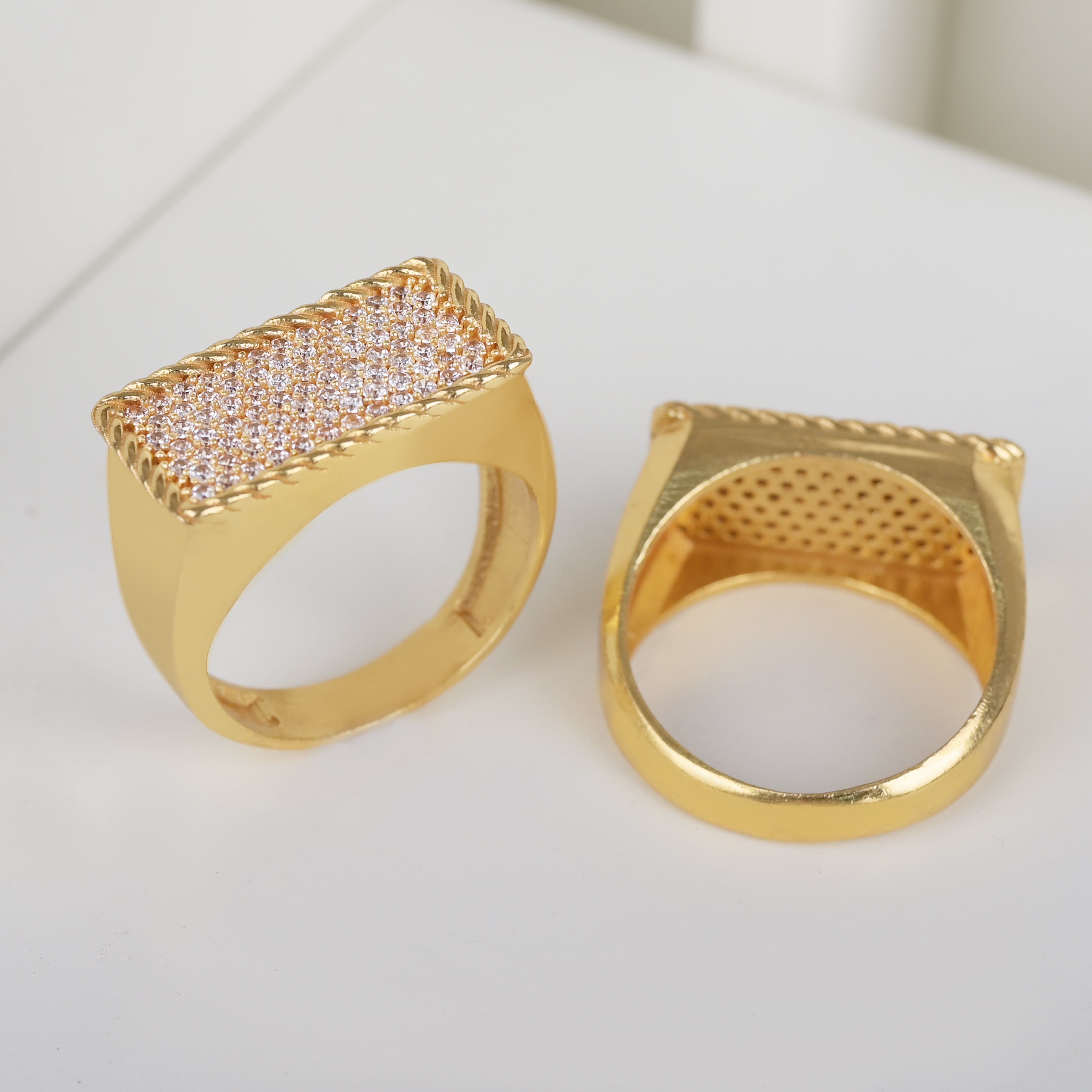 1 Gram Gold Plated Glamorous Design Ring-37