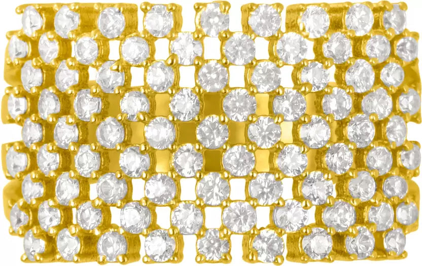 1 Gram Gold Forming Streamlined Design Superior Quality Ring-75