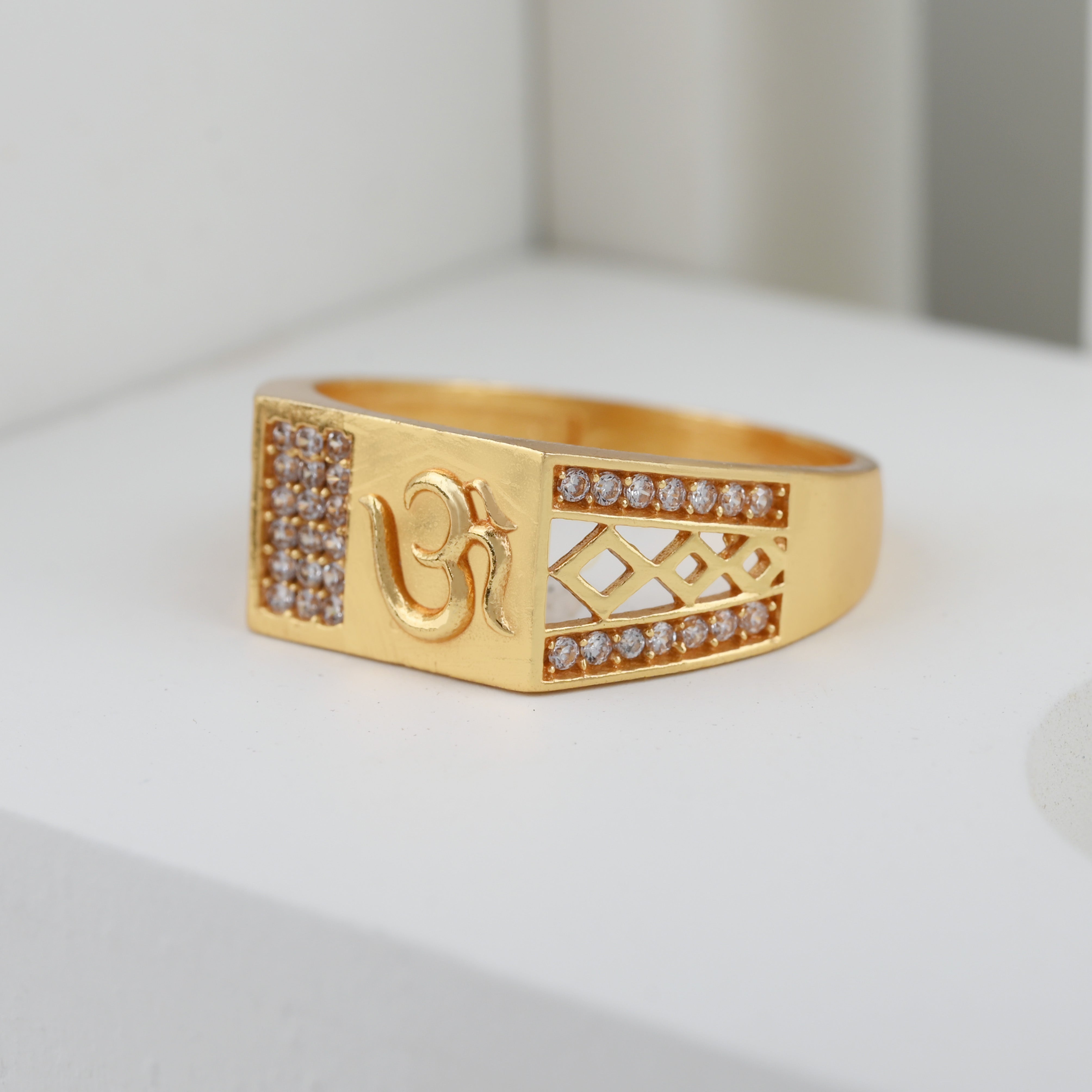 1 Gram Gold Plated Glamorous Design Ring-21