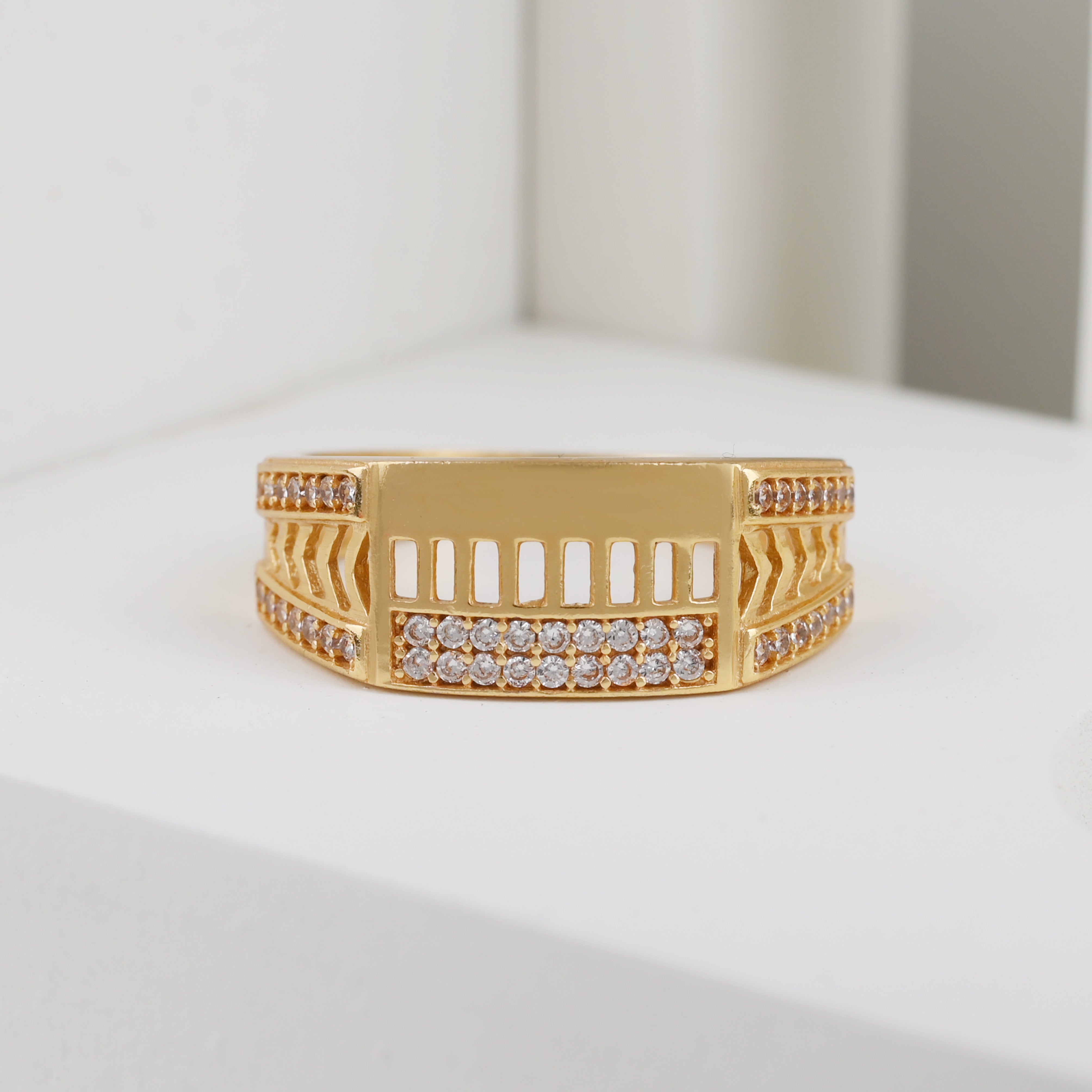 1 Gram Gold Plated Glamorous Design Ring-22