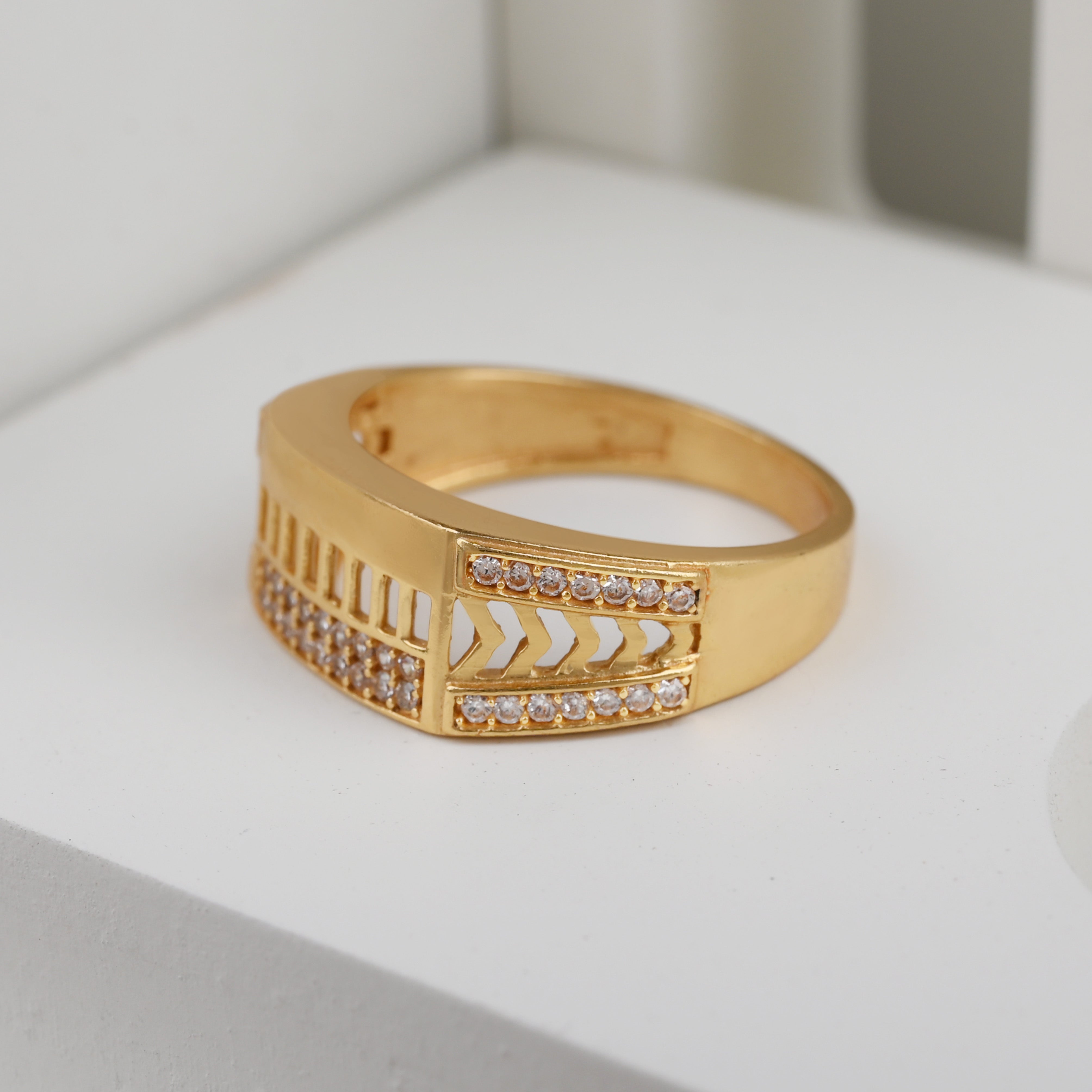 1 Gram Gold Plated Glamorous Design Ring-22