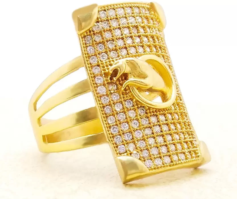 1 Gram Gold Plated Glamorous Design Ring-67