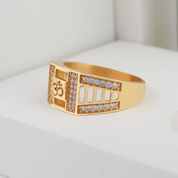 1 Gram Gold Plated Glamorous Design Ring-23