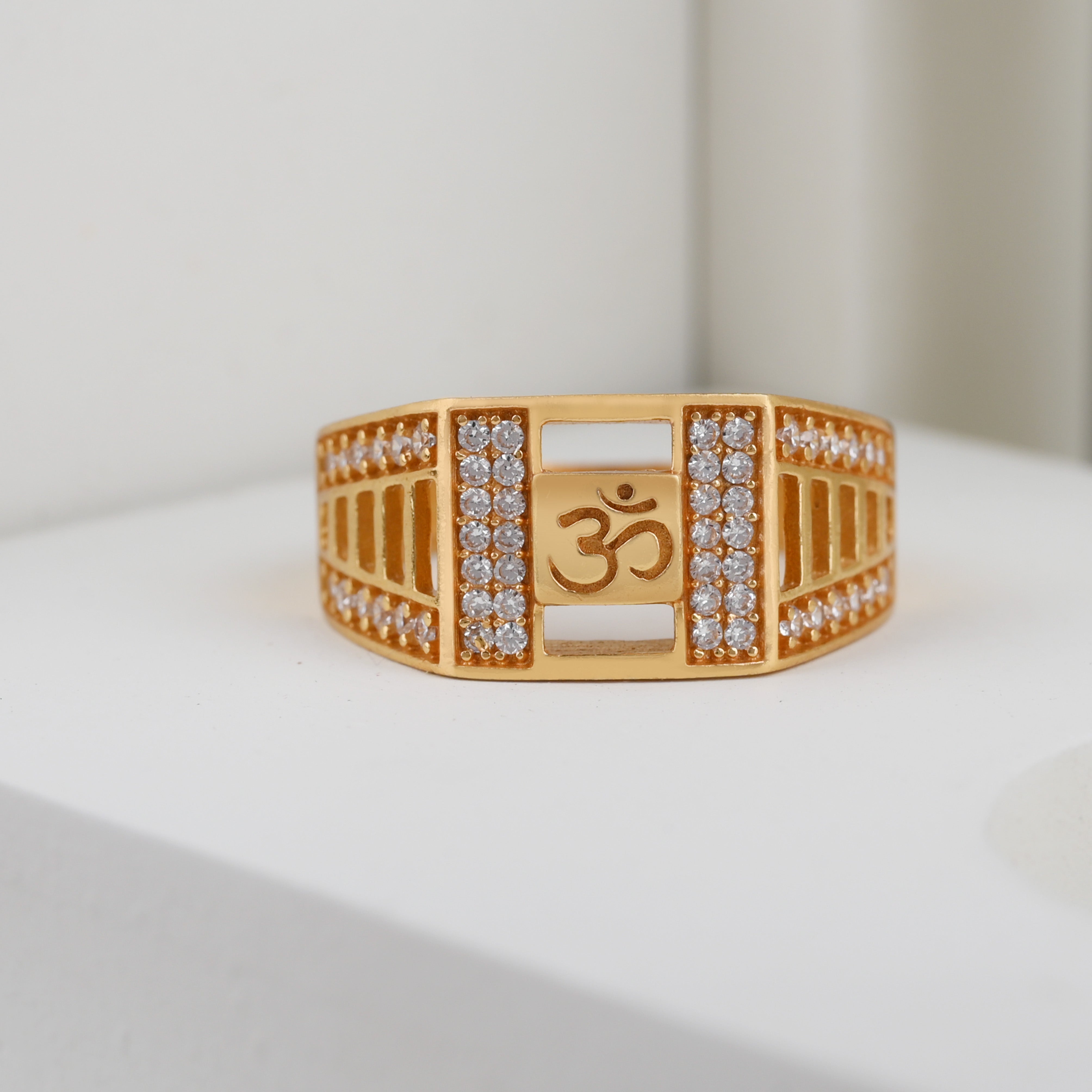 1 Gram Gold Plated Glamorous Design Ring-23