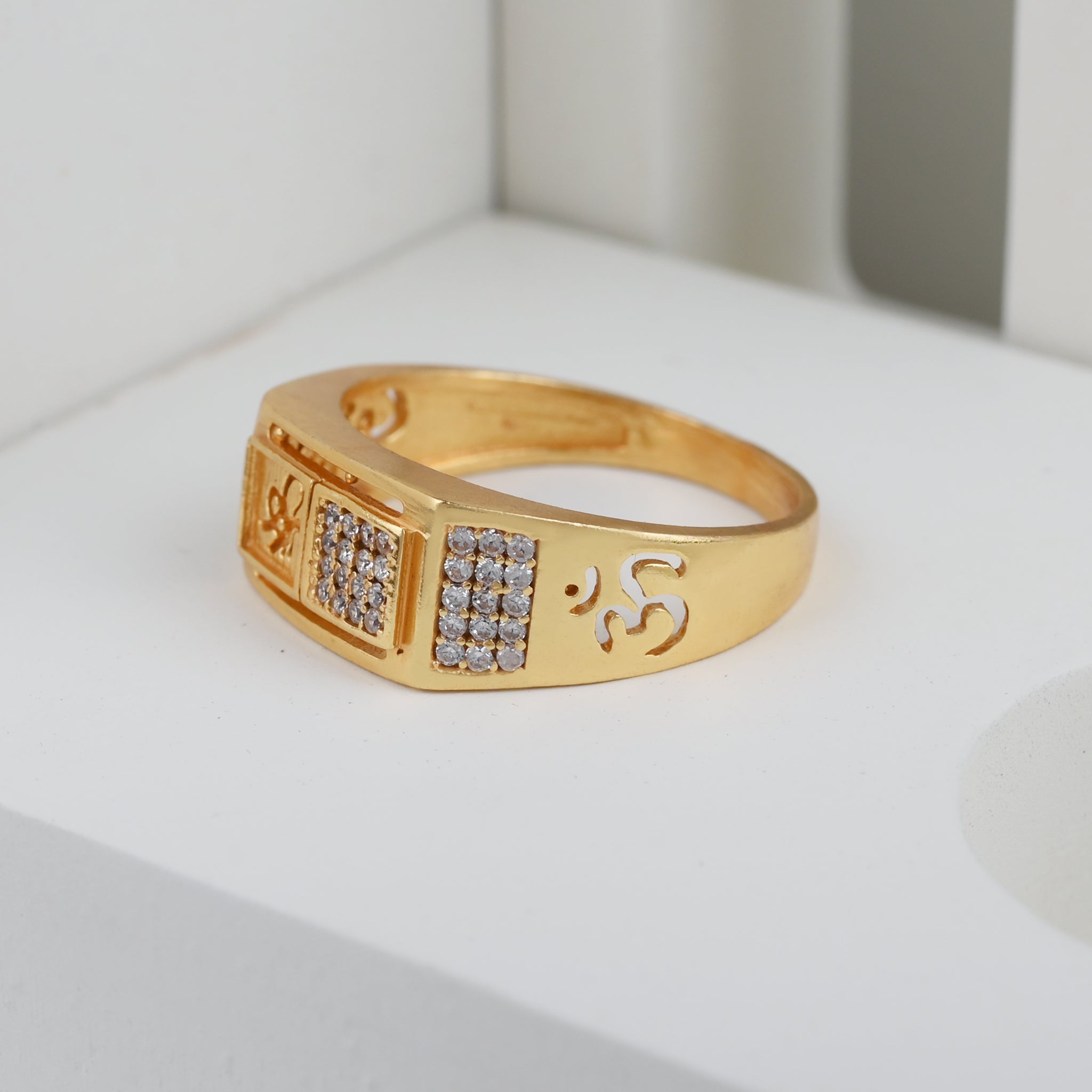 1 Gram Gold Plated Glamorous Design Ring-24