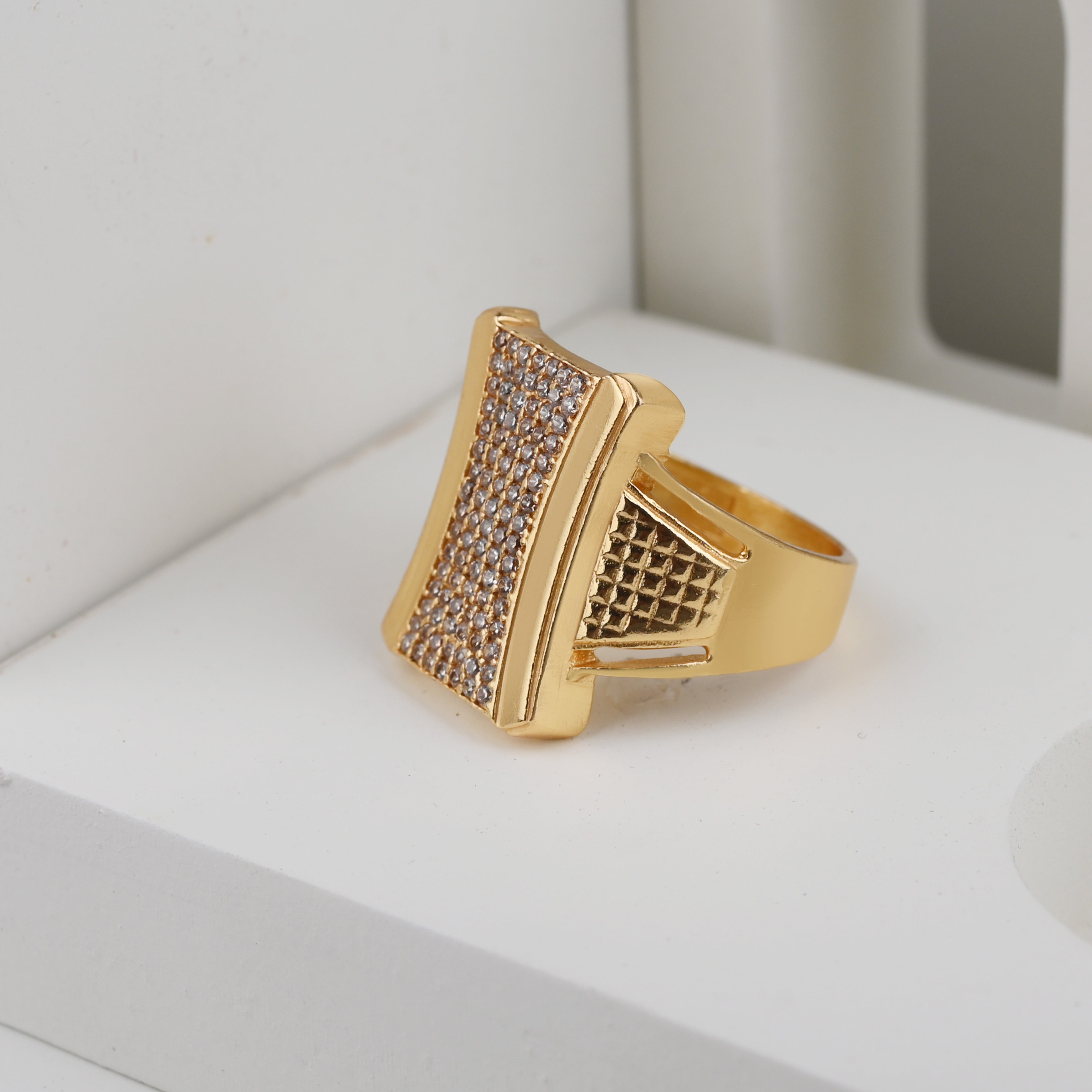 1 Gram Gold Plated Glamorous Design Ring-25