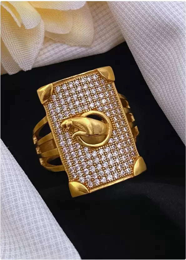 1 Gram Gold Plated Glamorous Design Ring-67