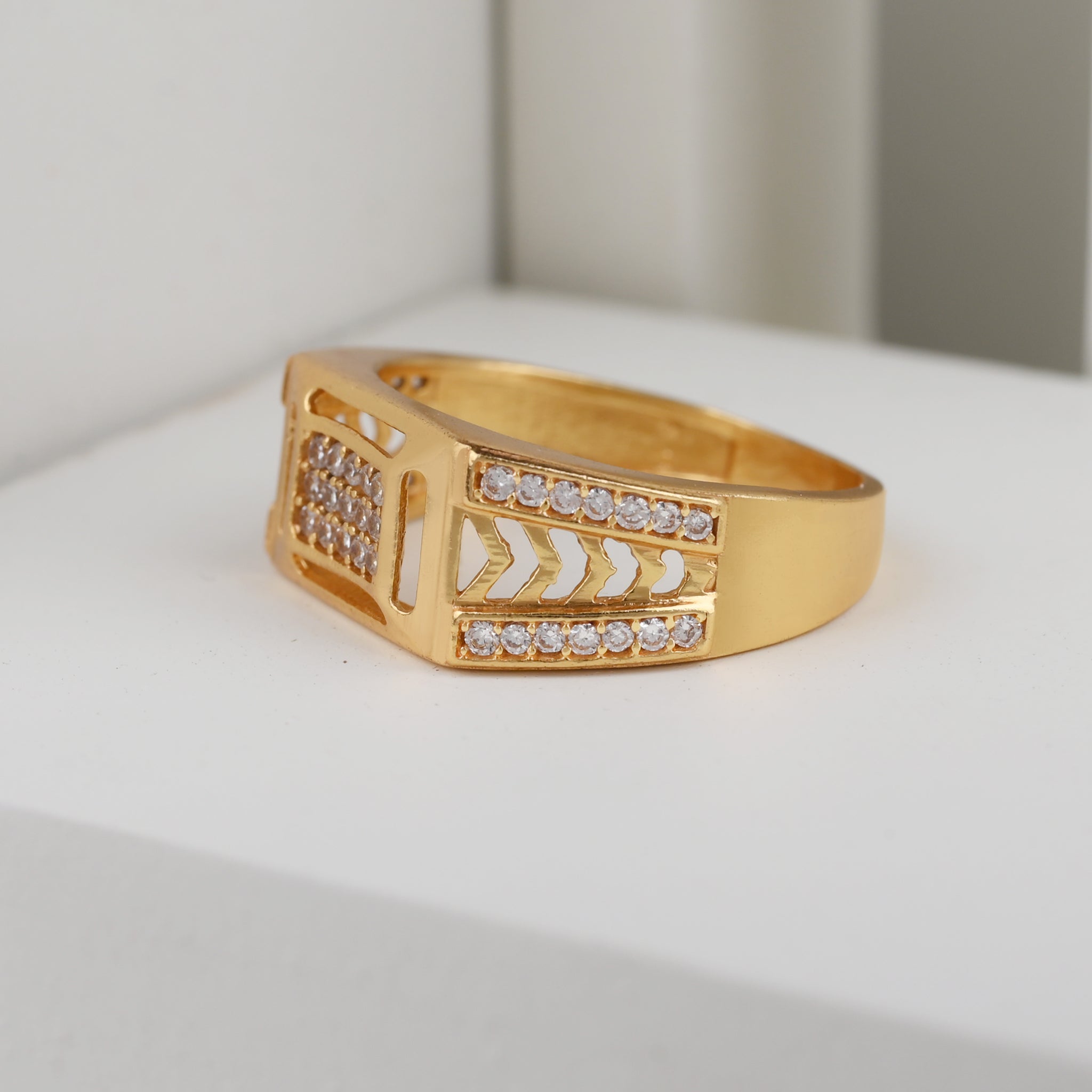 1 Gram Gold Plated Glamorous Design Ring-26