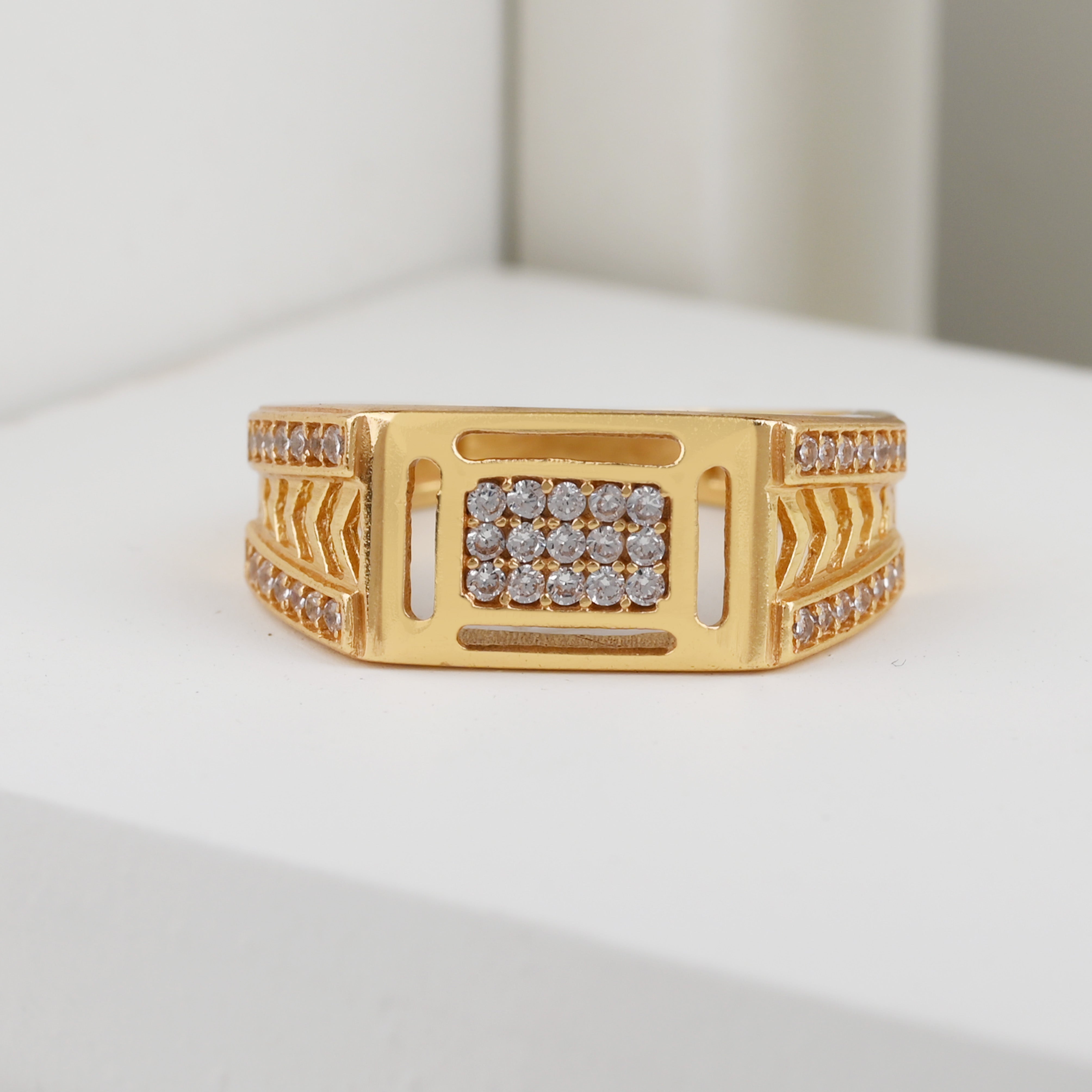 1 Gram Gold Plated Glamorous Design Ring-26