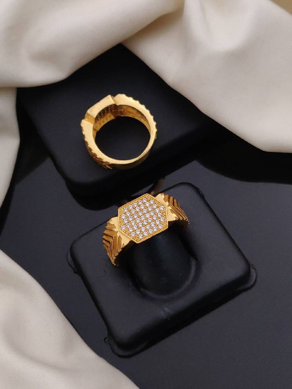 1 Gram Gold Plated Glamorous Design Ring-56