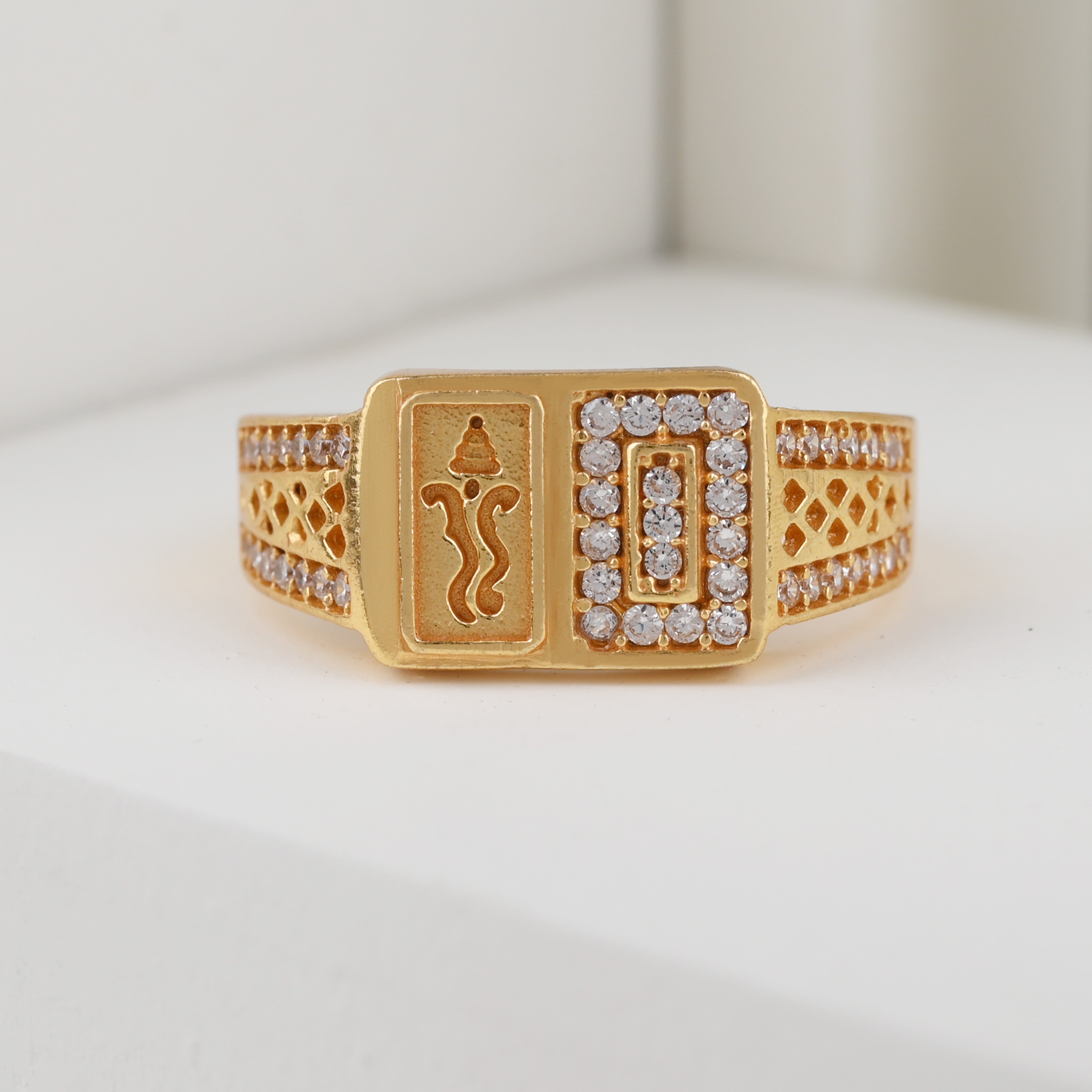 1 Gram Gold Plated Glamorous Design Ring-28