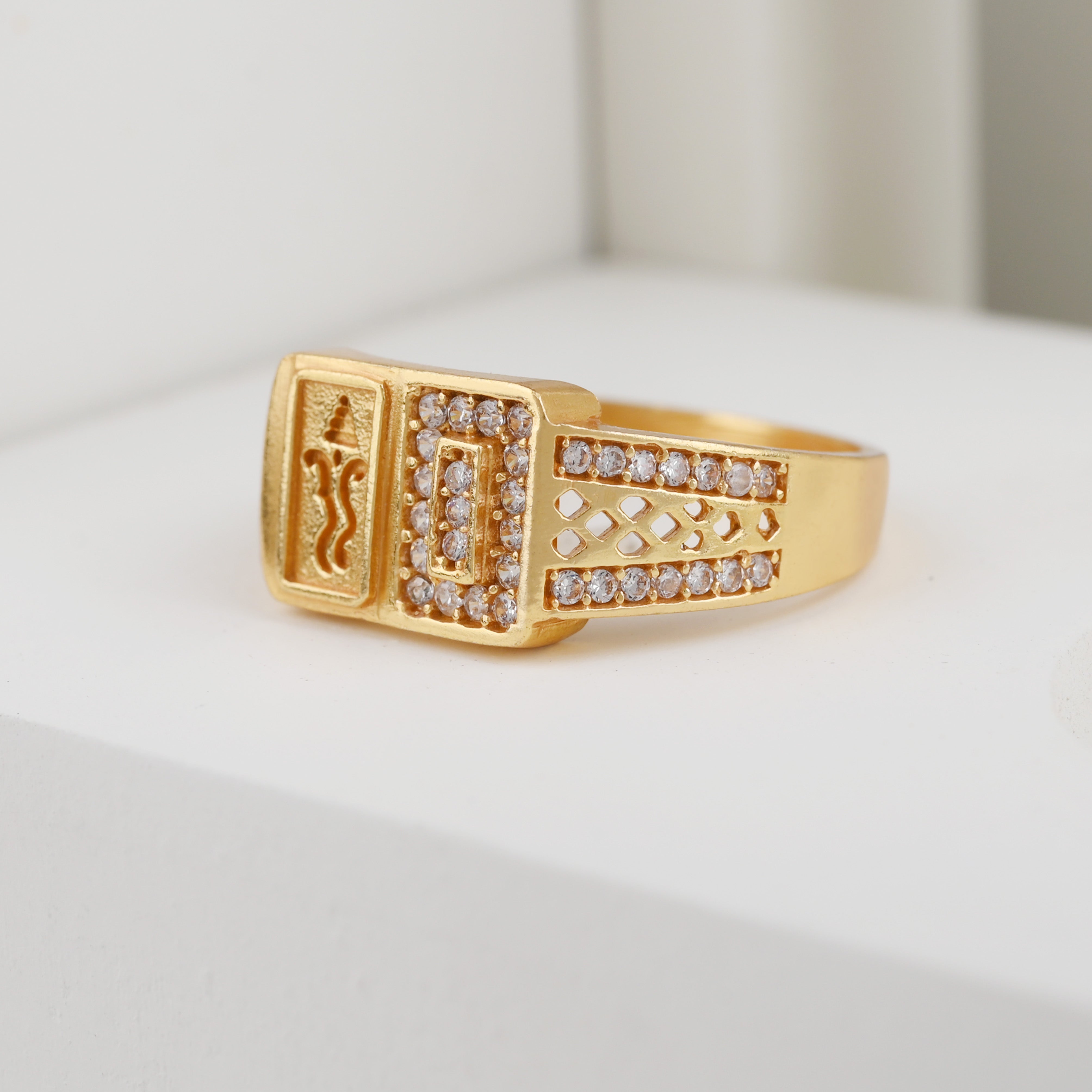 1 Gram Gold Plated Glamorous Design Ring-28