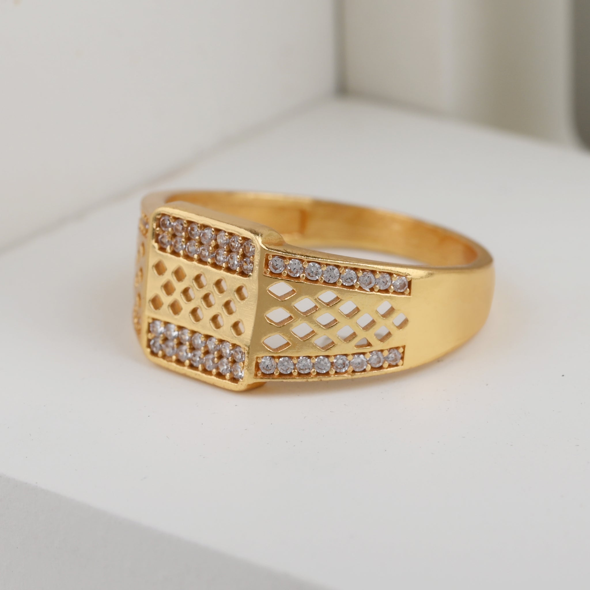 1 Gram Gold Plated Glamorous Design Ring-29