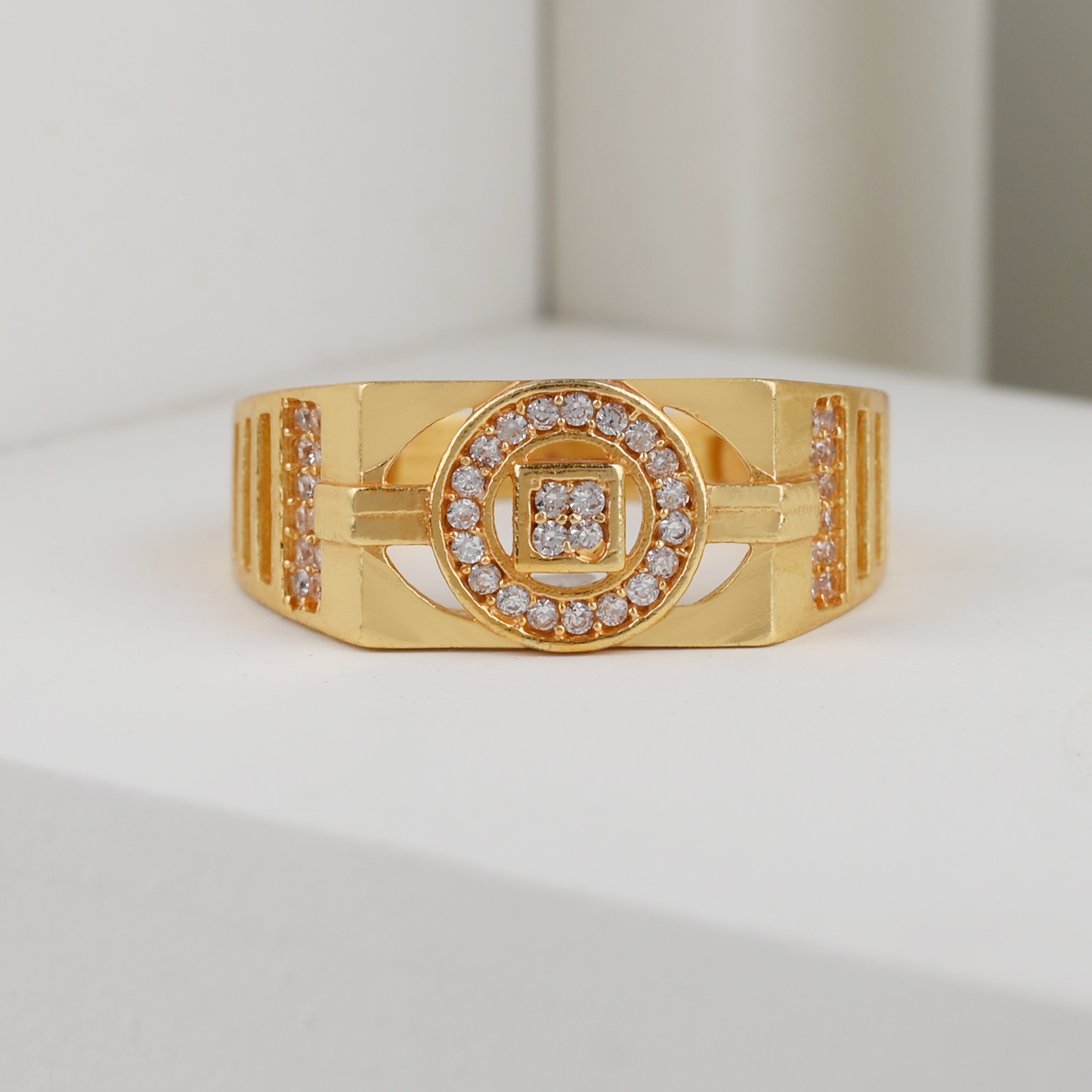 1 Gram Gold Plated Glamorous Design Ring-30