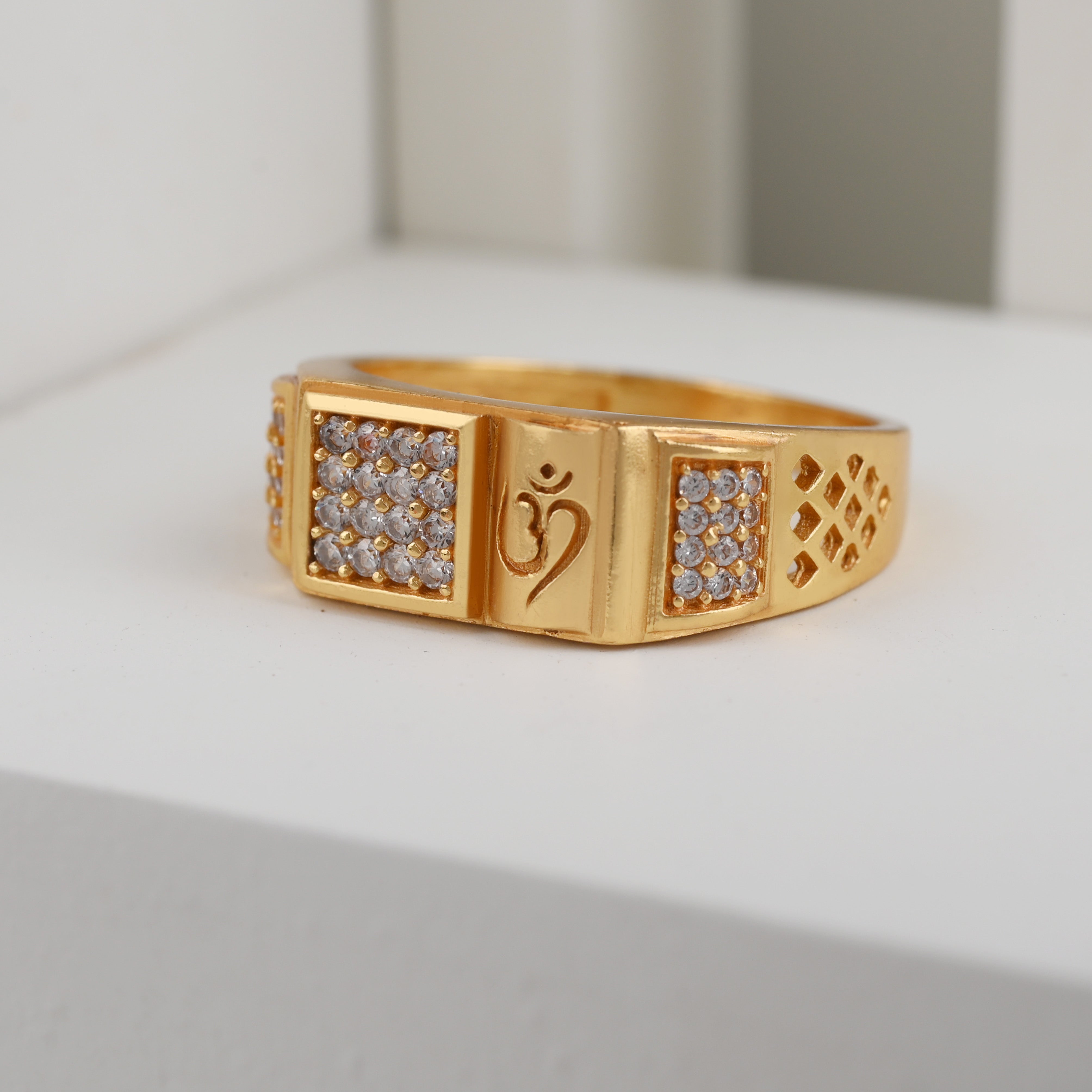 1 Gram Gold Plated Glamorous Design Ring-32