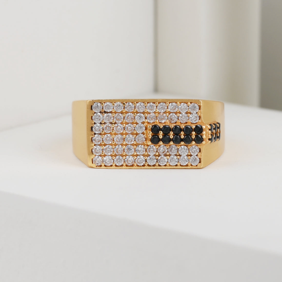 1 Gram Gold Plated Glamorous Design Ring-36