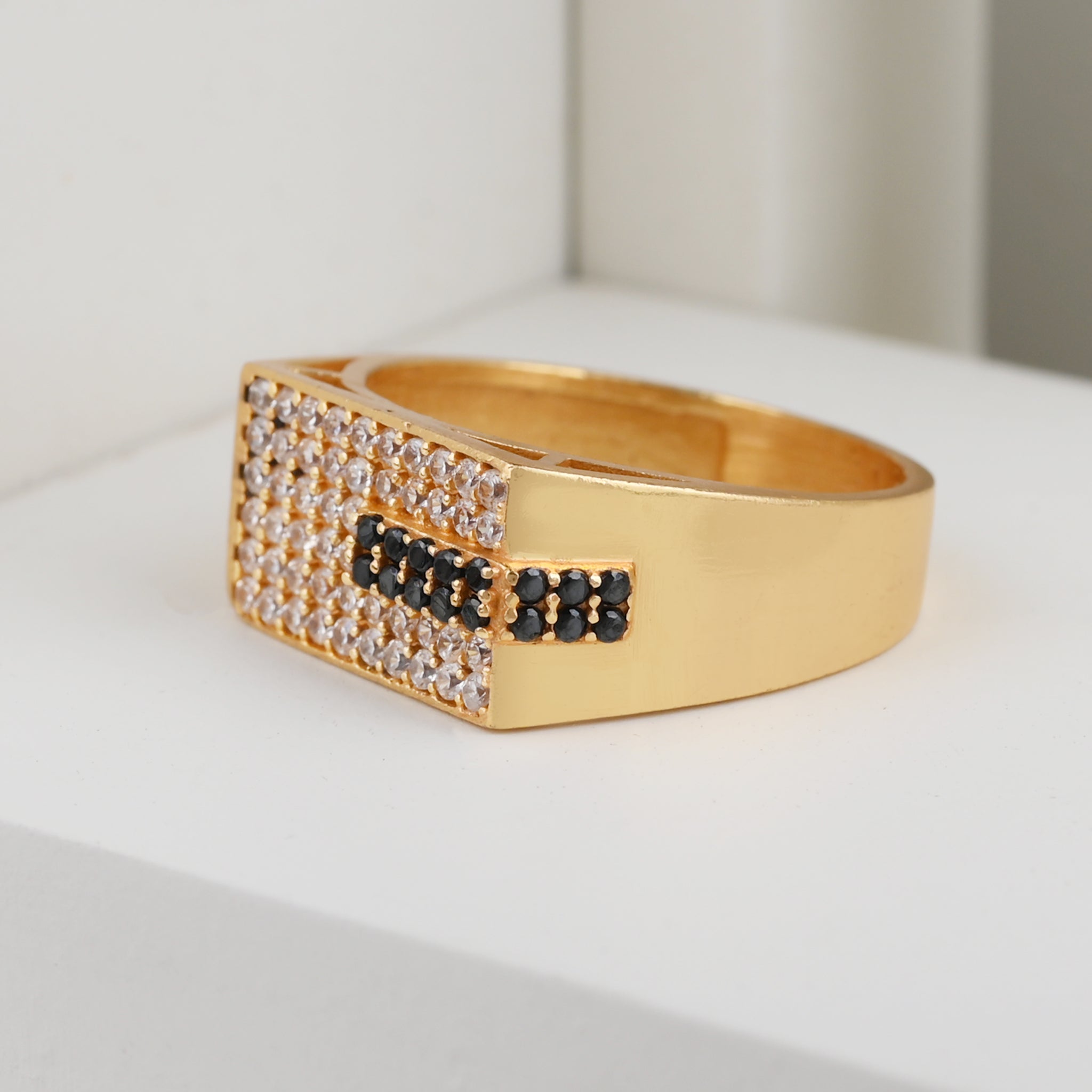 1 Gram Gold Plated Glamorous Design Ring-36