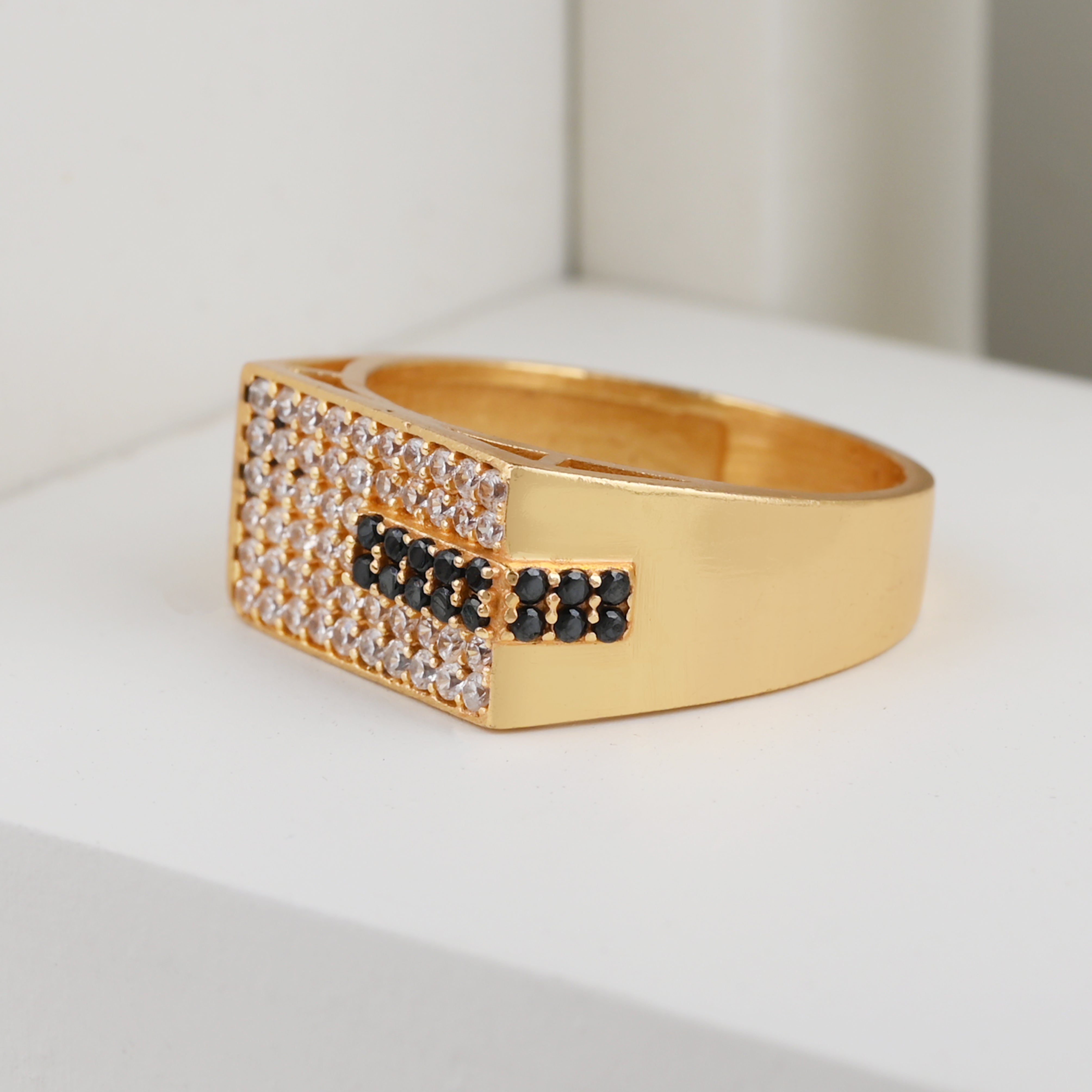 1 Gram Gold Plated Glamorous Design Ring-36