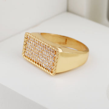 1 Gram Gold Plated Glamorous Design Ring-37