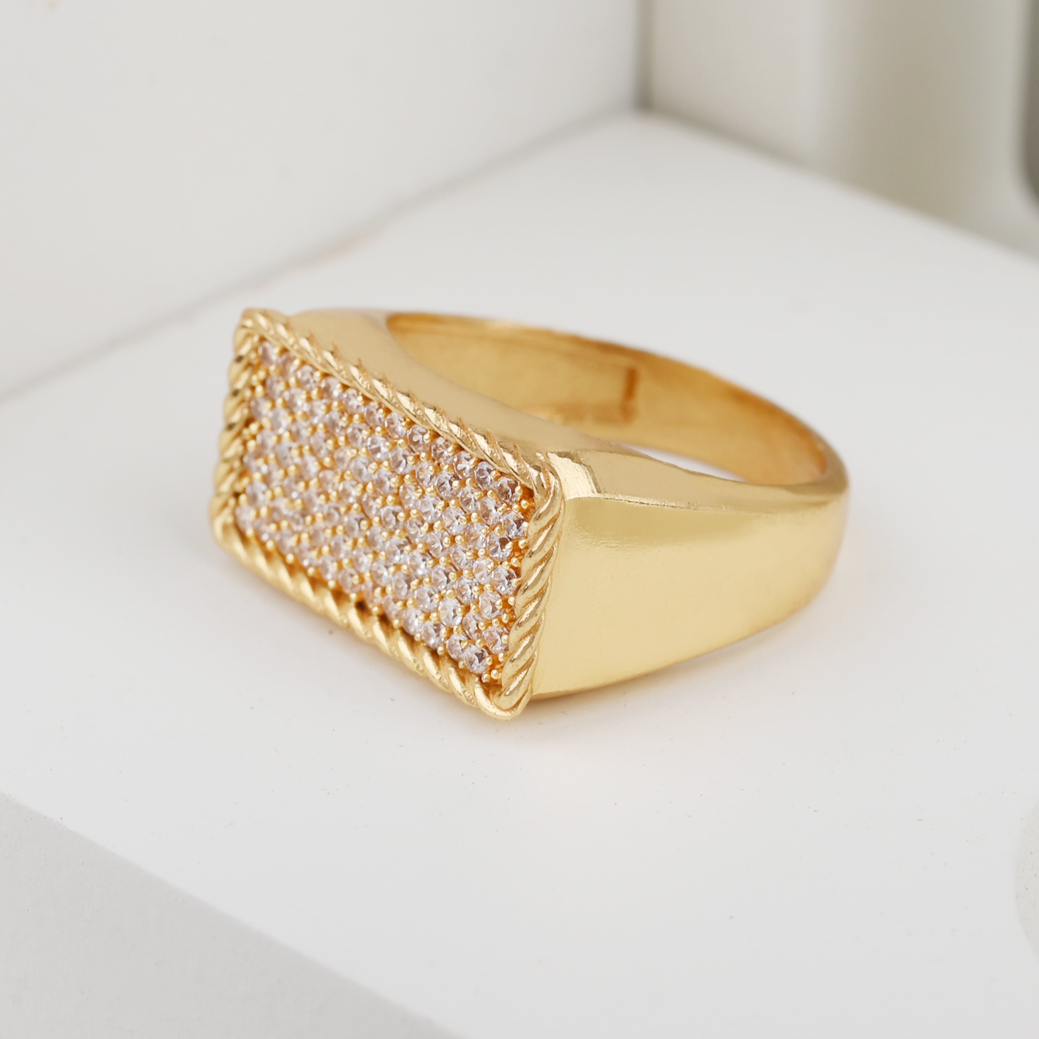 1 Gram Gold Plated Glamorous Design Ring-37