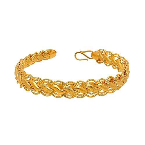New Design Gold Plated Hand Chain for Men | Durable Daily Wear Bracelet