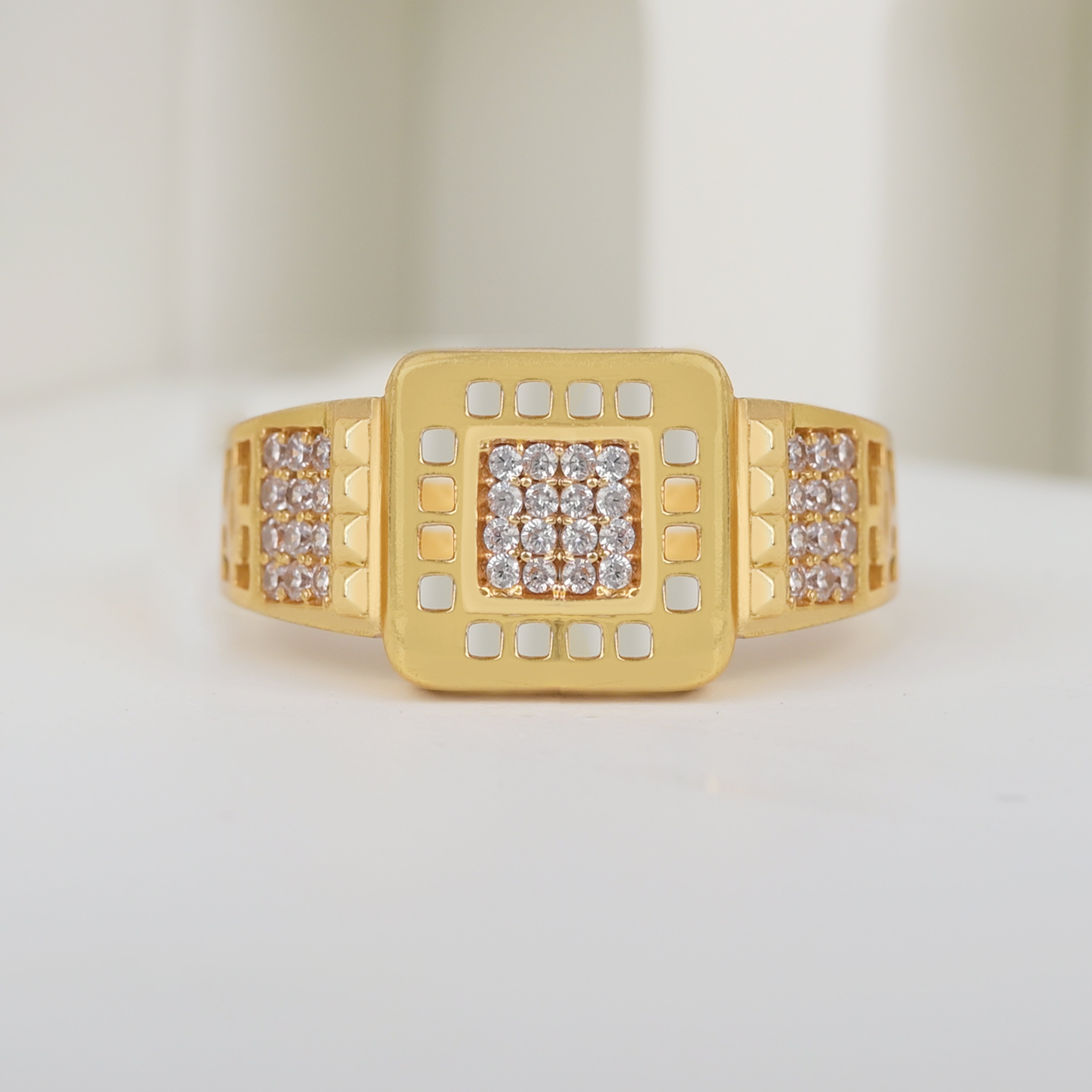 1 Gram Gold Plated Glamorous Design Ring-42