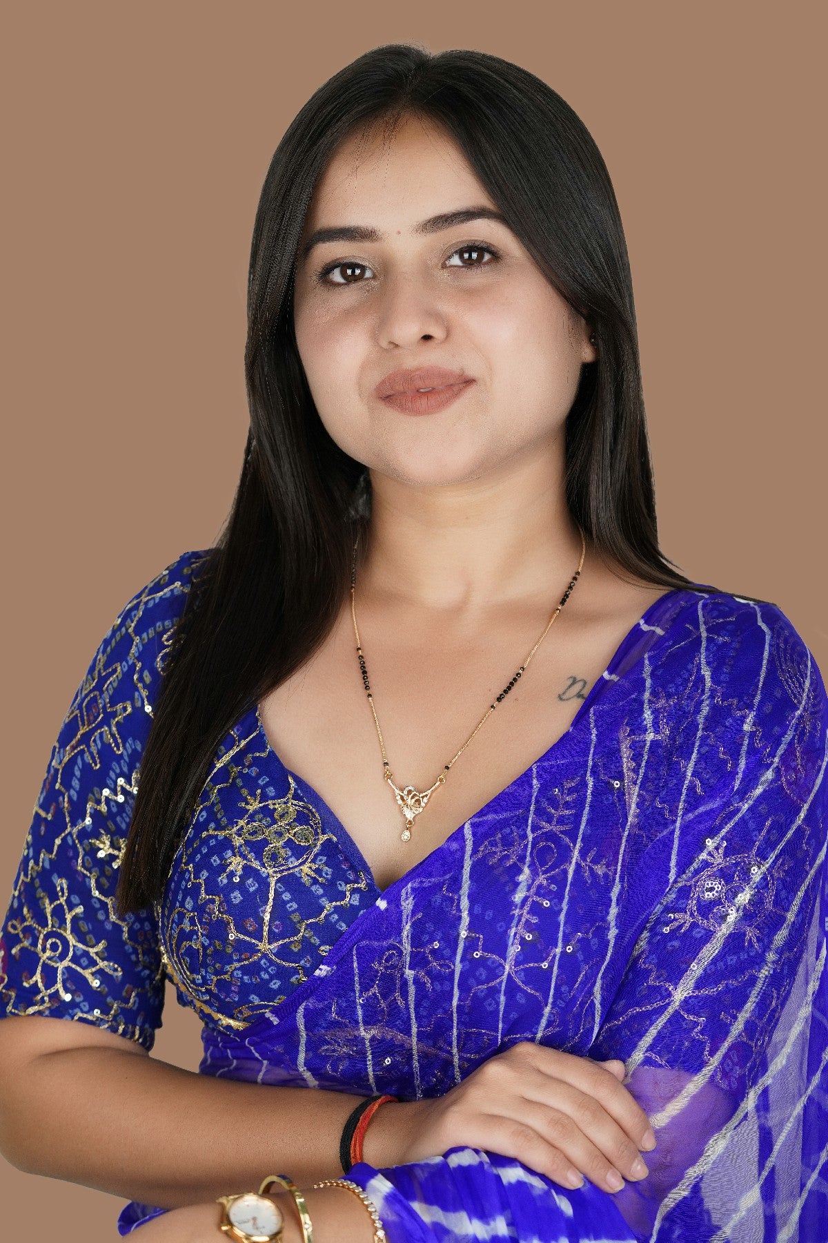 18 Inch one gram gold-plated Mangalsutra