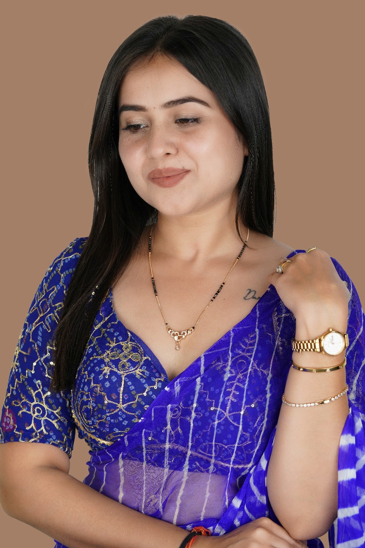 Akshara Diamond Gold Mangalsutra