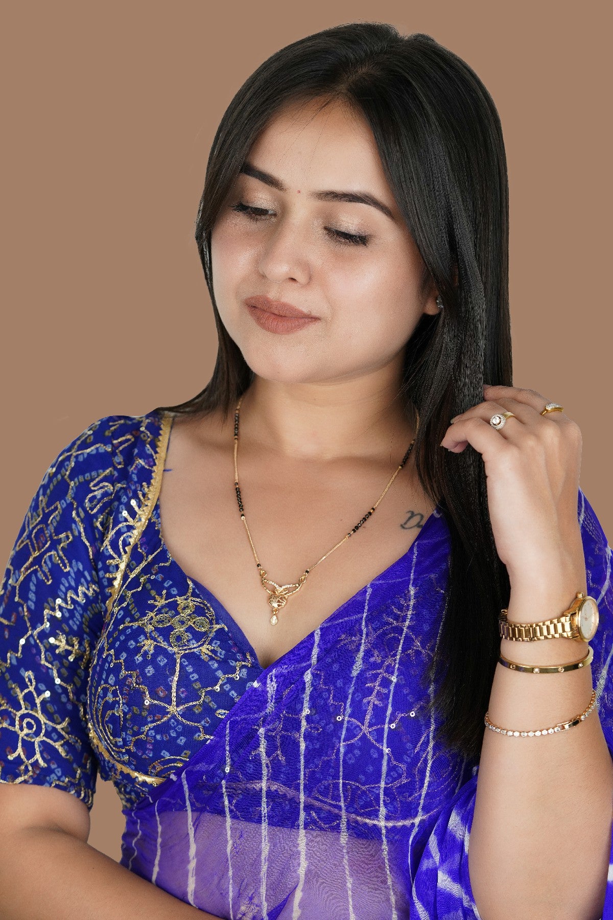 Delicate Flutter Diamond Mangalsutra