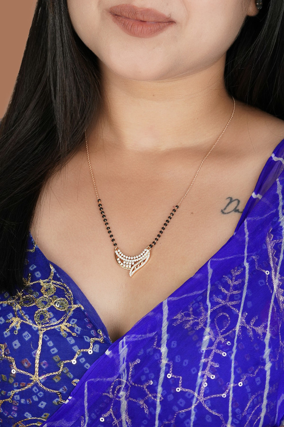 Whispering Waves Gold and Diamond Mangalsutra