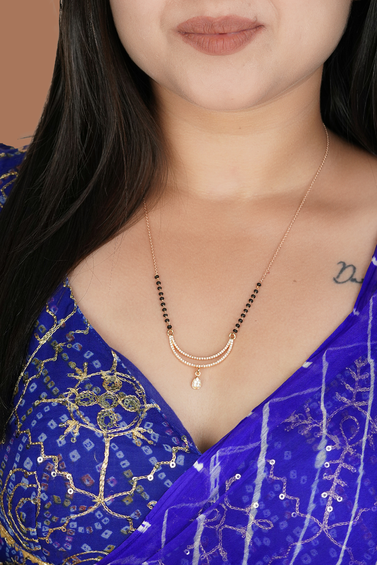 Striking Diamond Mangalsutra